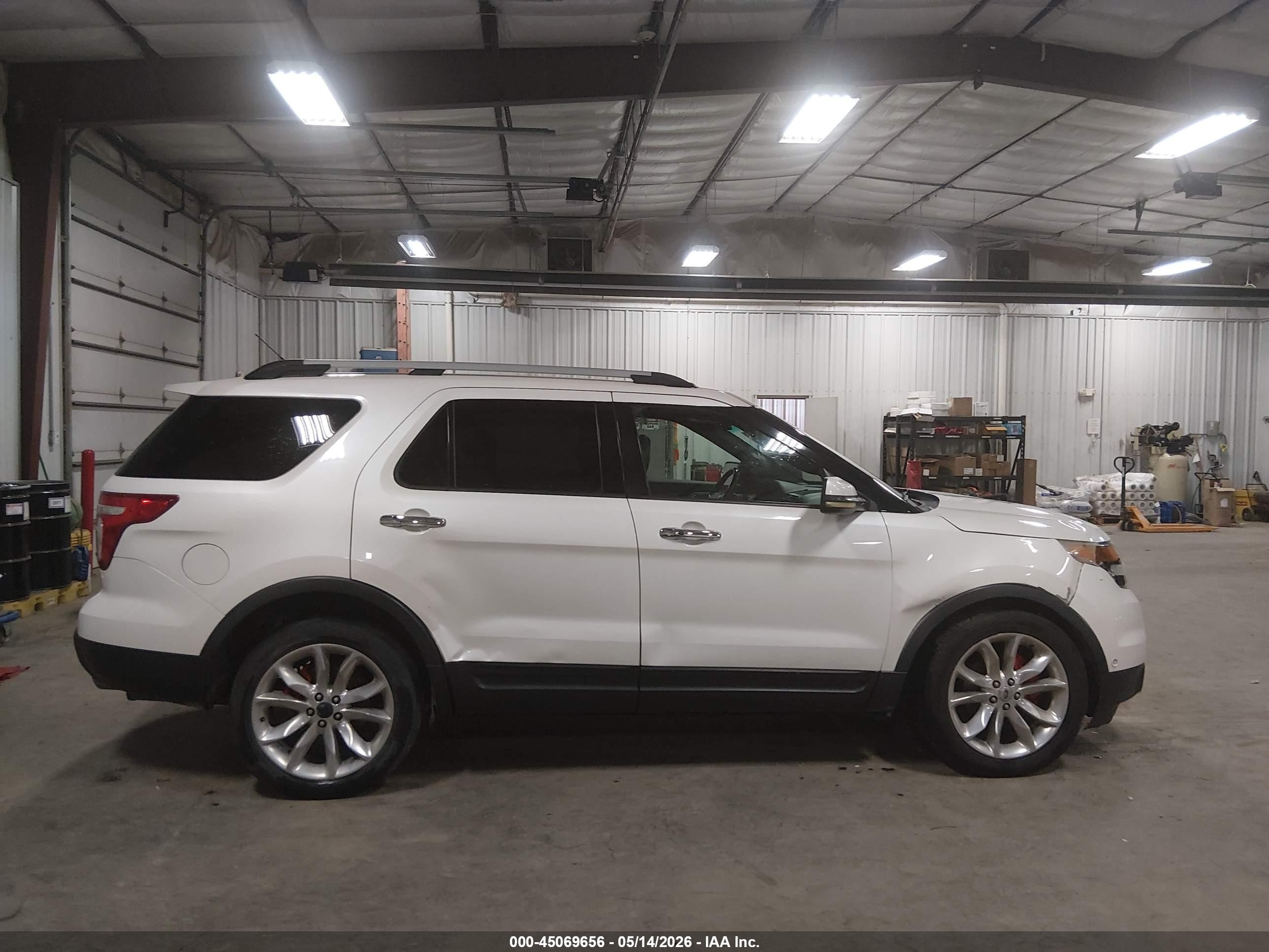 2011 Ford Explorer Limited White vin: 1FMHK8F87BGA08076