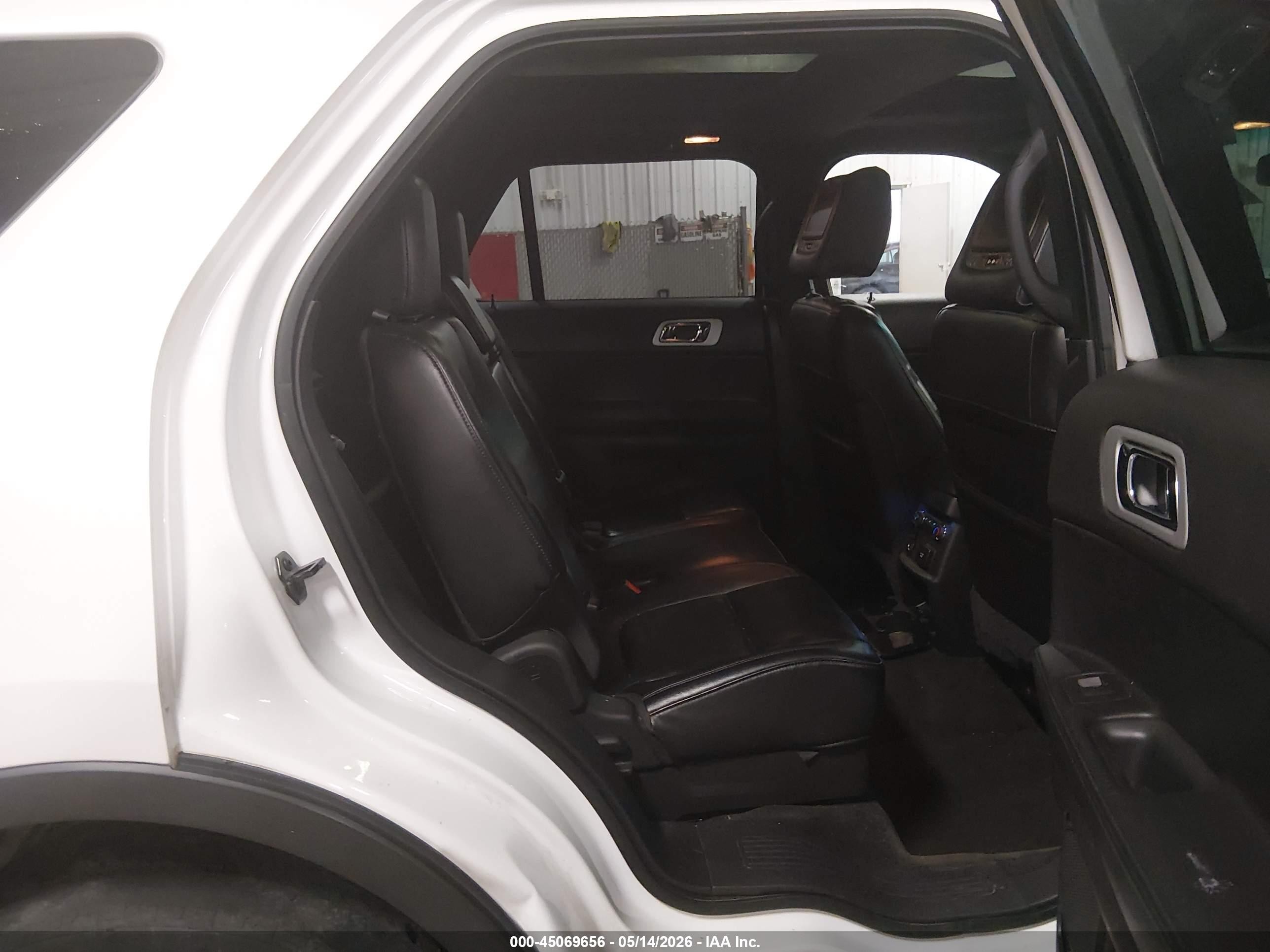 2011 Ford Explorer Limited White vin: 1FMHK8F87BGA08076