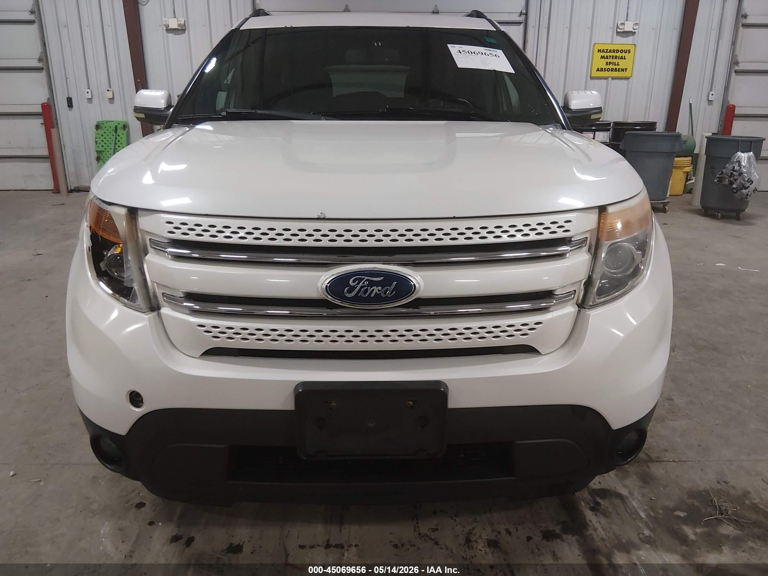 2011 Ford Explorer Limited White vin: 1FMHK8F87BGA08076