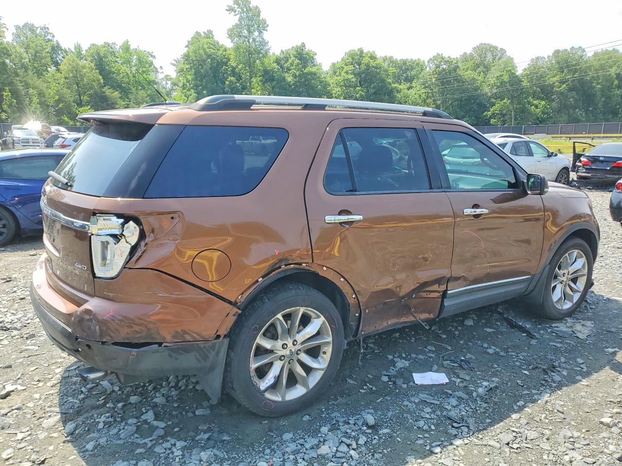 2011 Ford Explorer Limited Brown vin: 1FMHK8F87BGA09681