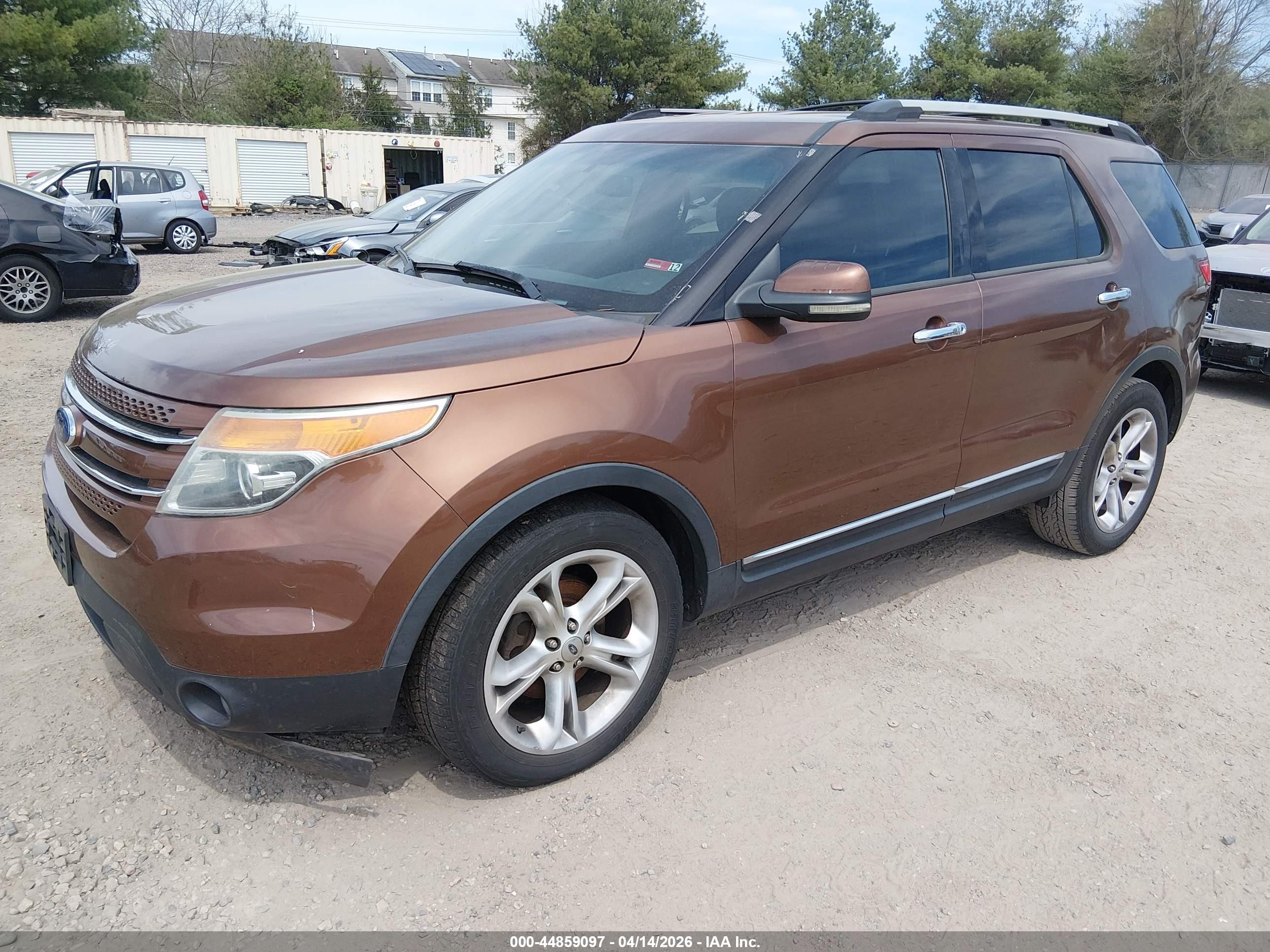 2011 Ford Explorer Limited Brown vin: 1FMHK8F87BGA19143