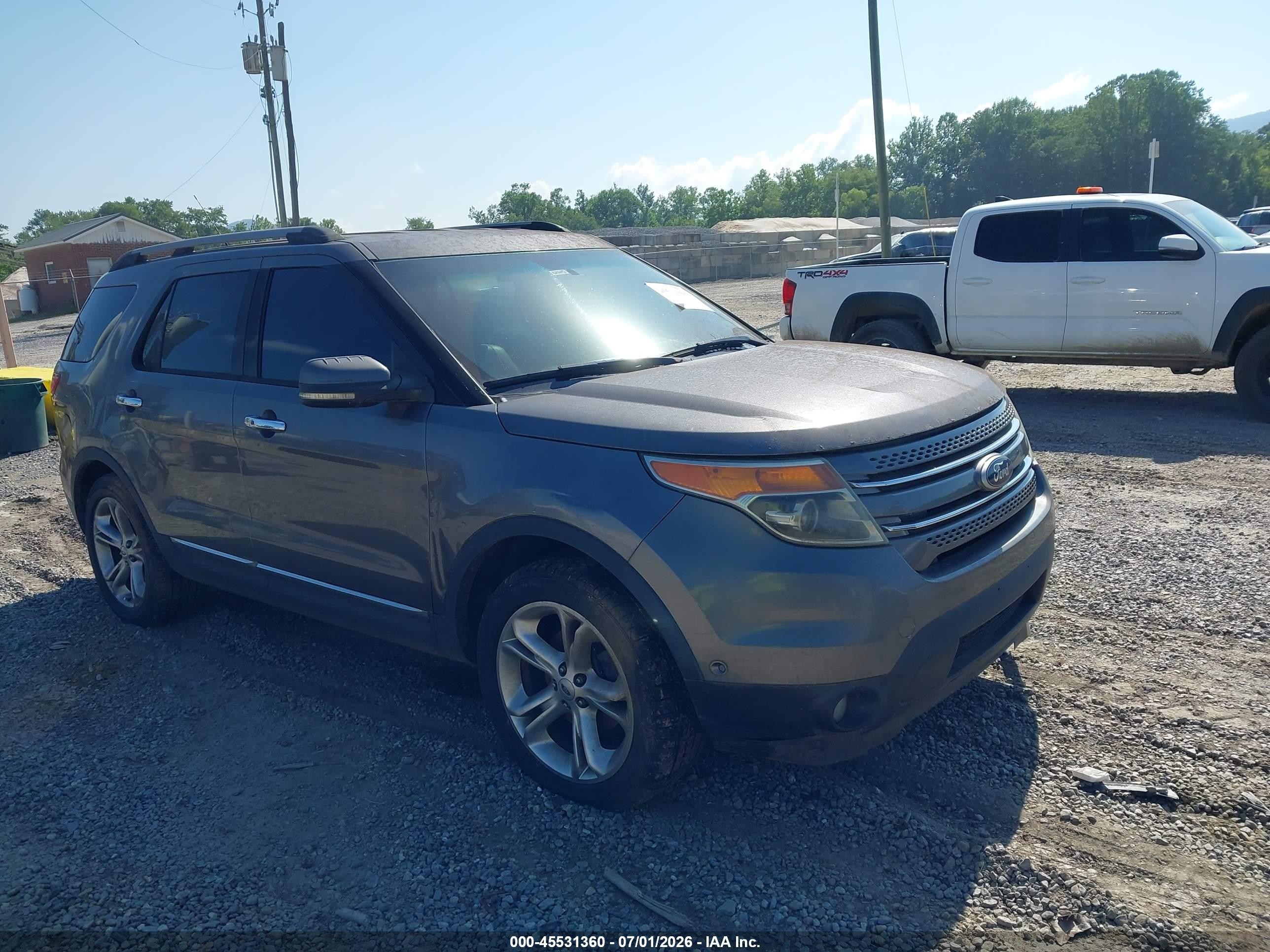 2011 Ford Explorer Limited Gray vin: 1FMHK8F87BGA24150