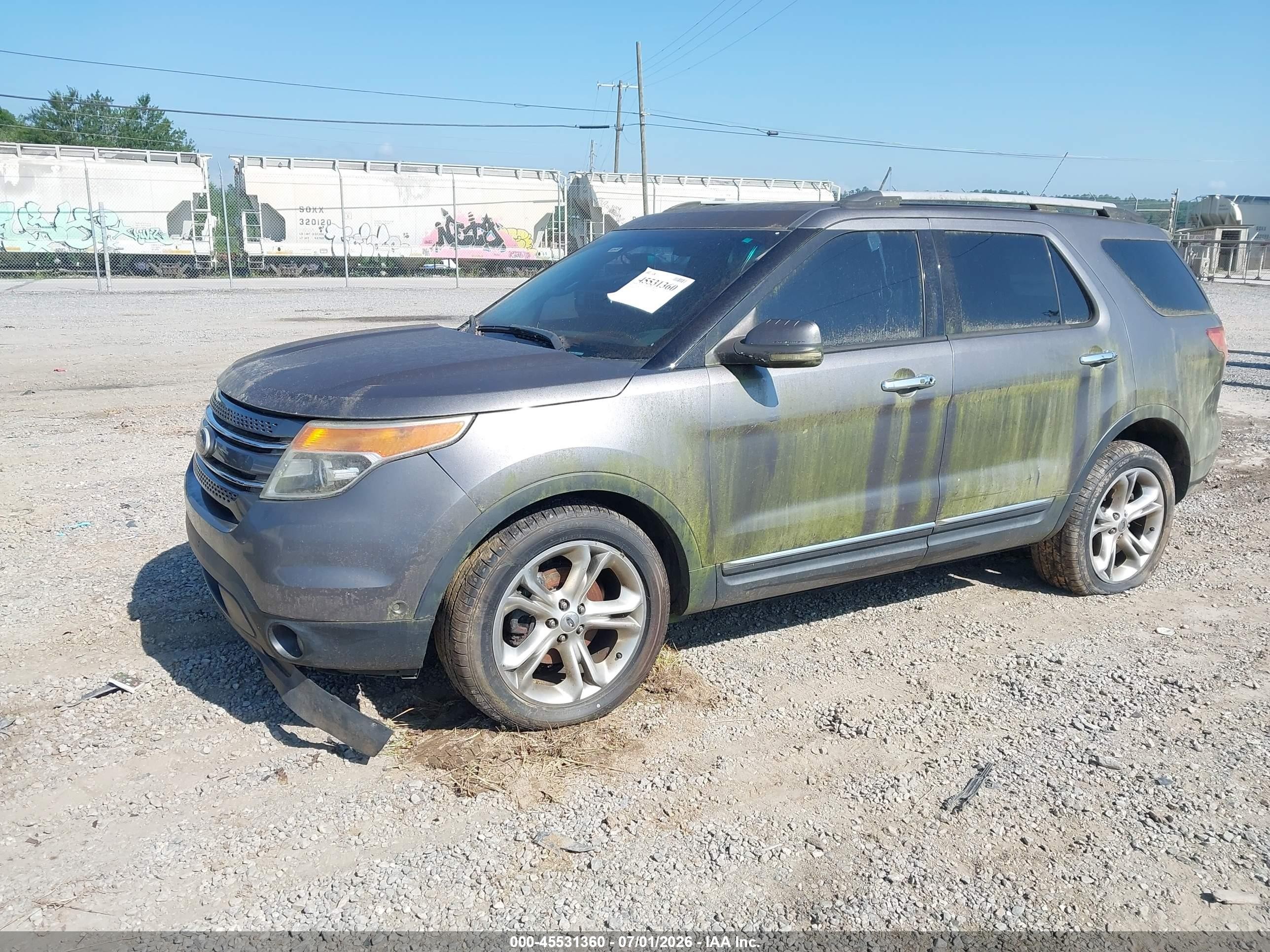2011 Ford Explorer Limited Gray vin: 1FMHK8F87BGA24150