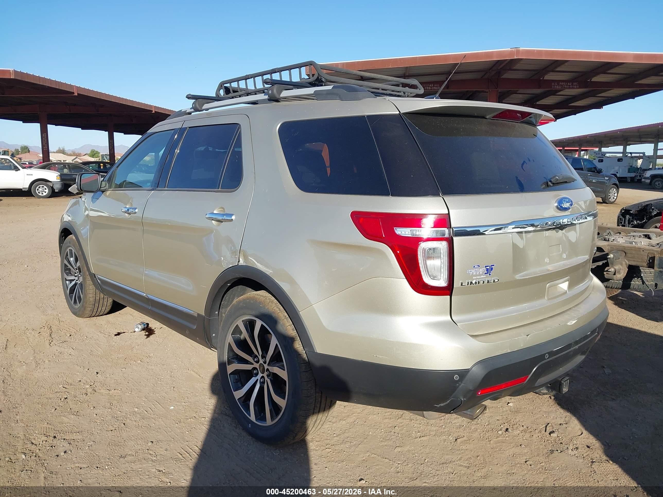 2011 Ford Explorer Limited Золотой vin: 1FMHK8F87BGA56838