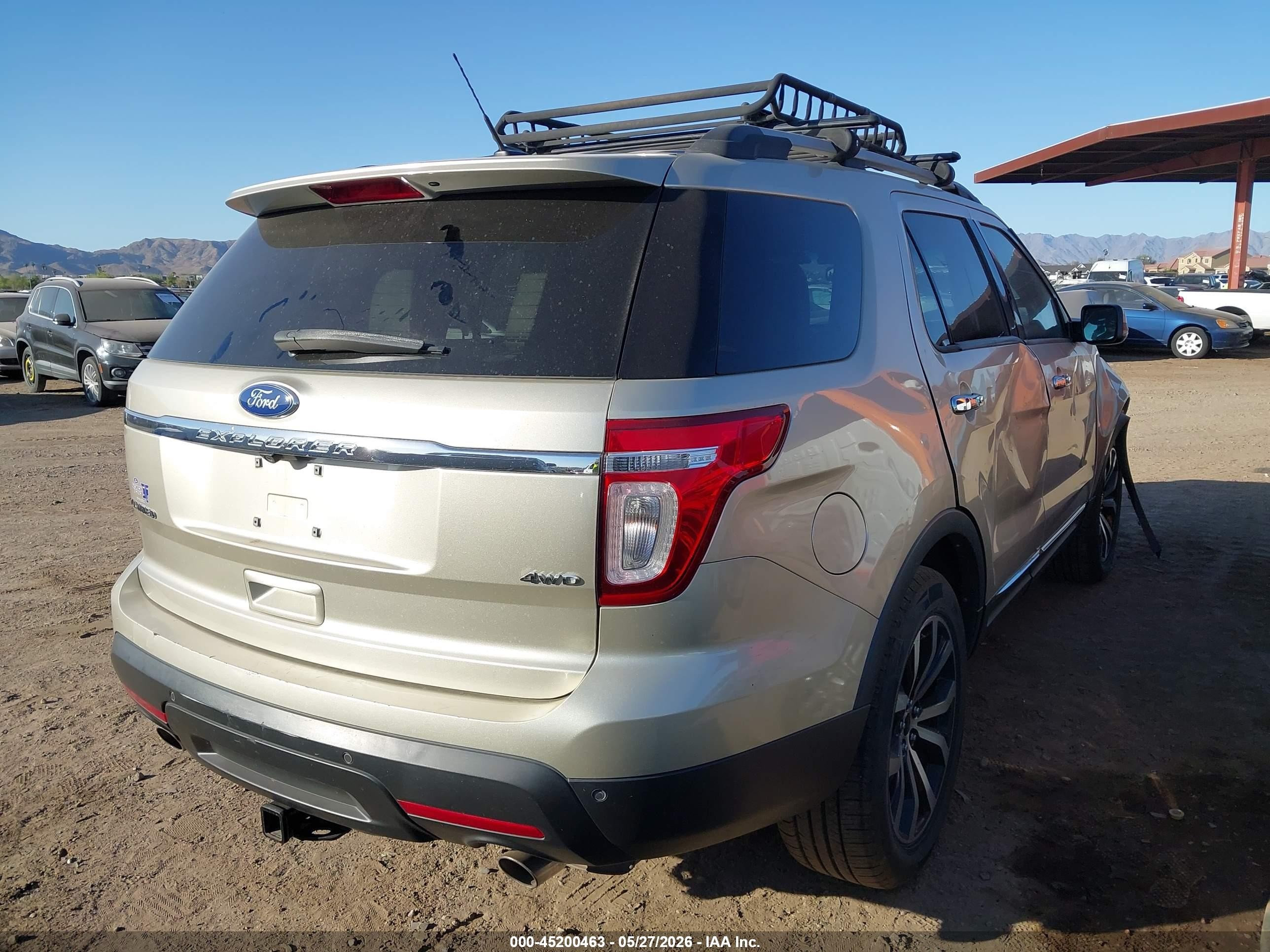 2011 Ford Explorer Limited Золотой vin: 1FMHK8F87BGA56838