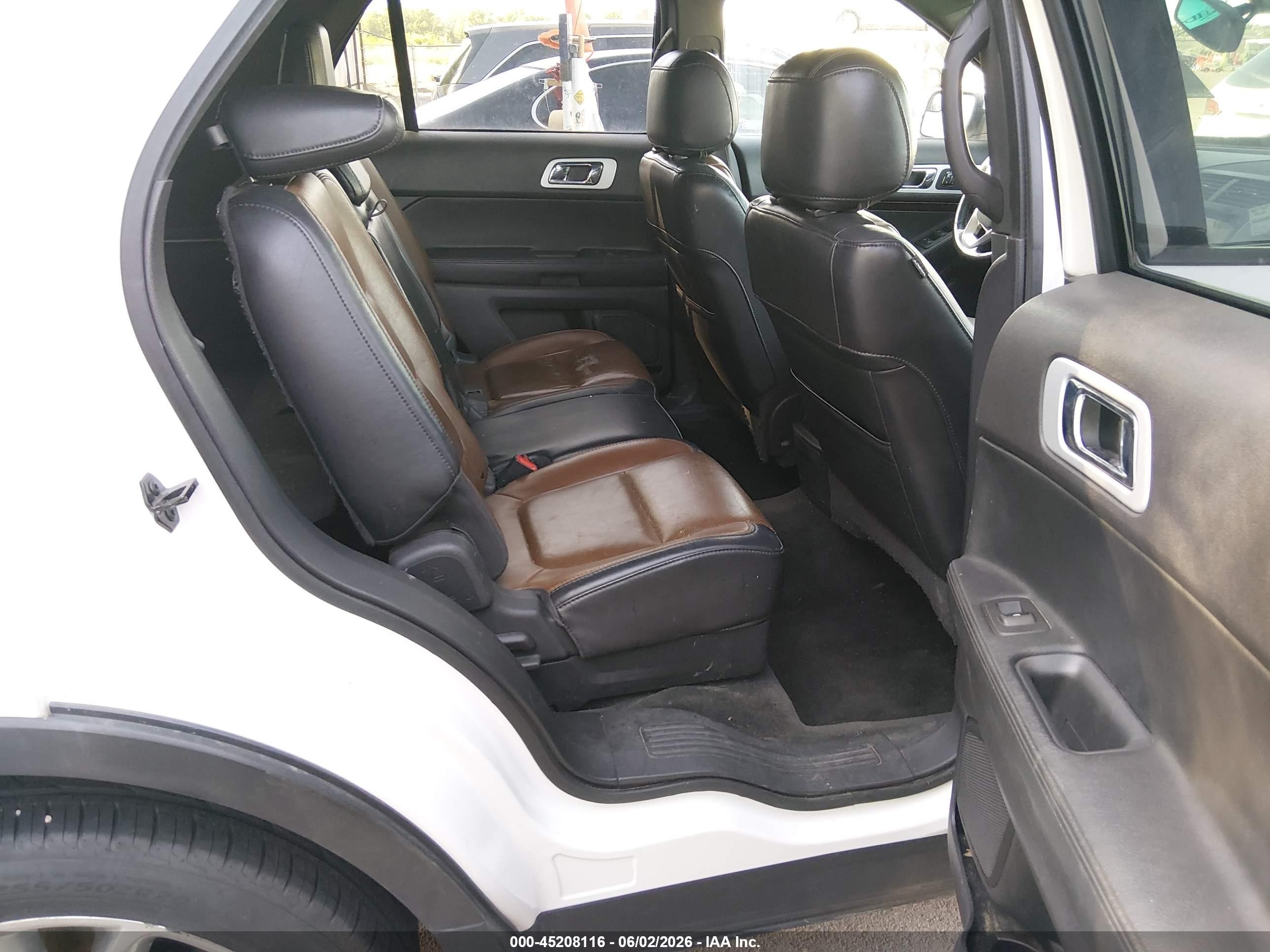 2011 Ford Explorer Limited White vin: 1FMHK8F87BGA61182
