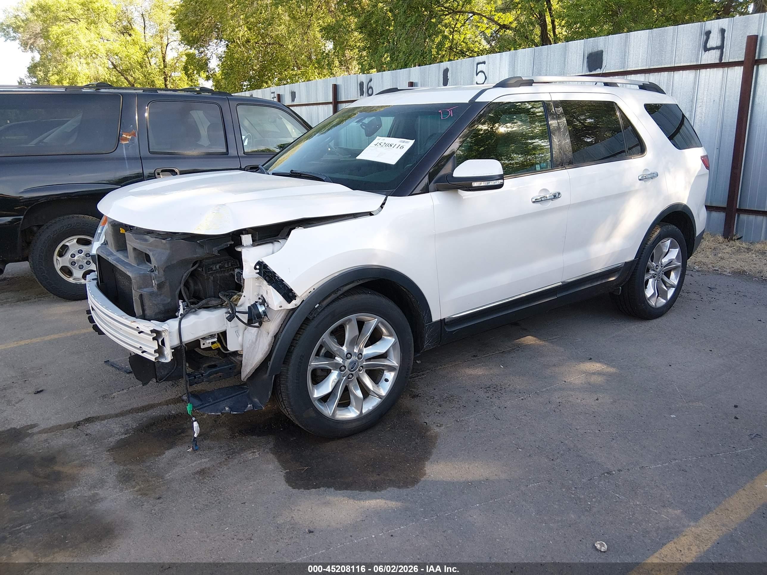 2011 Ford Explorer Limited White vin: 1FMHK8F87BGA61182