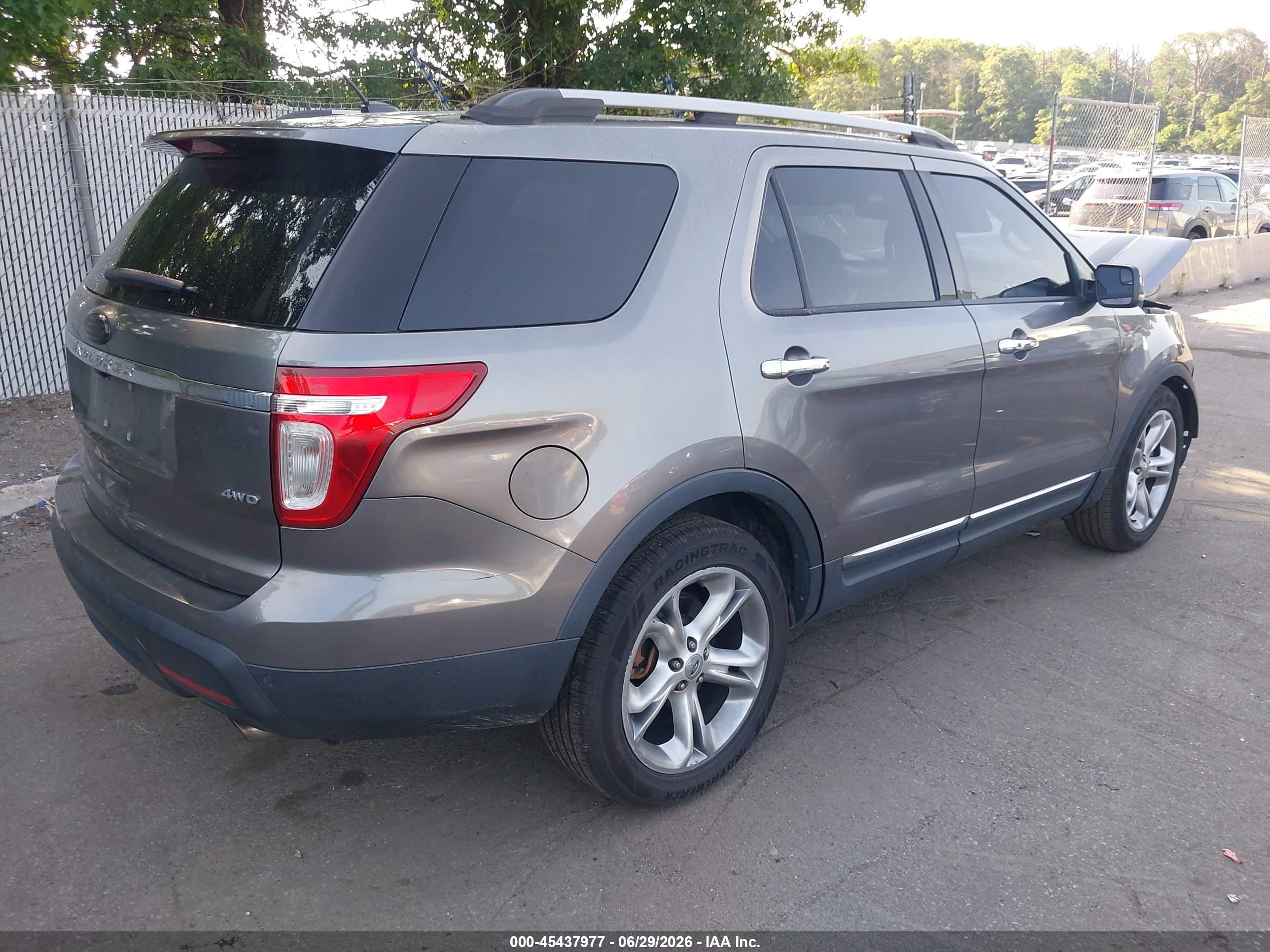 2011 Ford Explorer Limited Gray vin: 1FMHK8F87BGA65930
