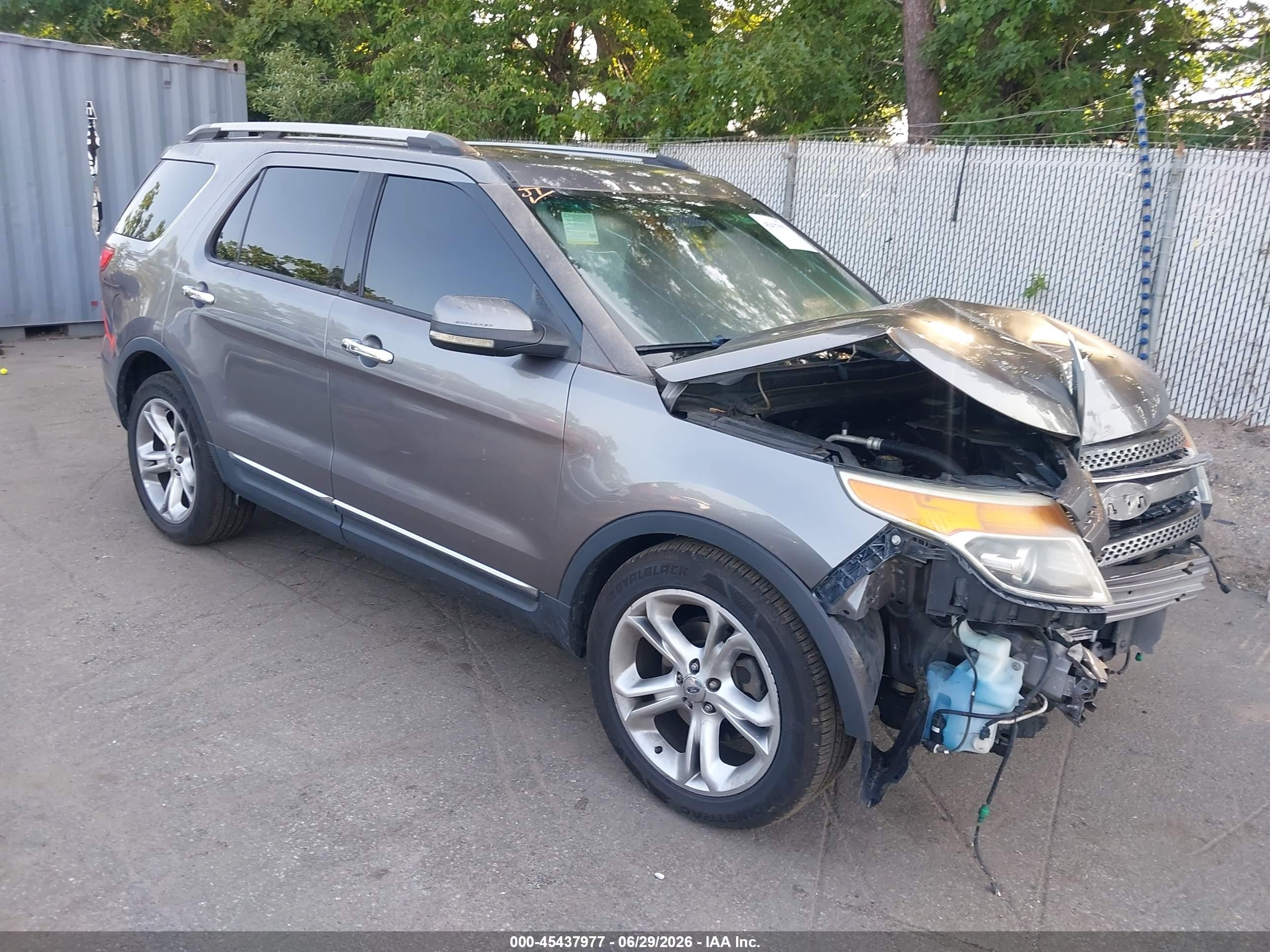 2011 Ford Explorer Limited Gray vin: 1FMHK8F87BGA65930