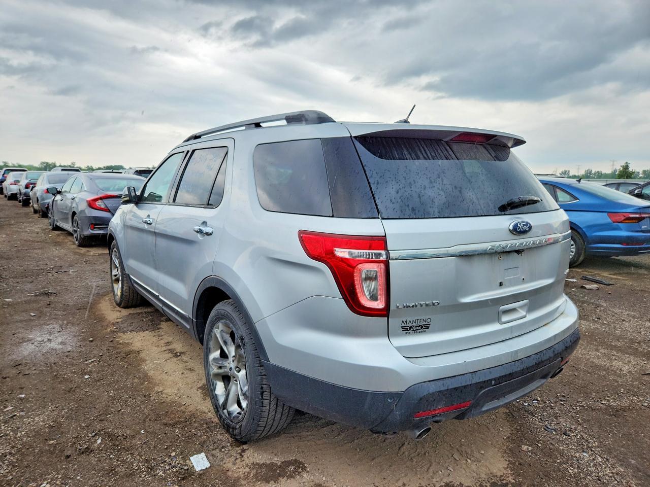 2012 Ford Explorer Limited Silver vin: 1FMHK8F87CGA03963