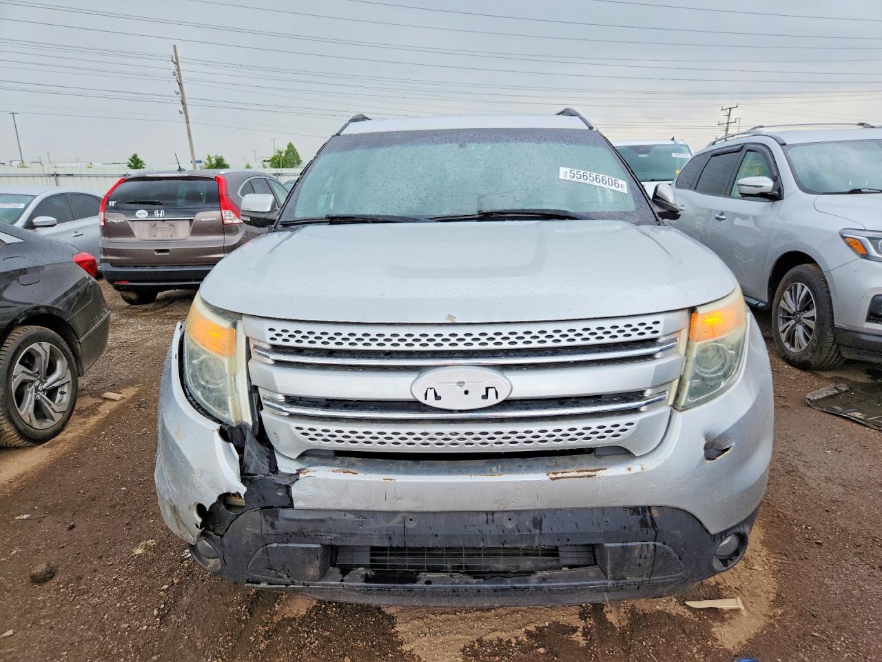 2012 Ford Explorer Limited Silver vin: 1FMHK8F87CGA03963