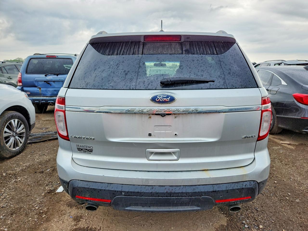 2012 Ford Explorer Limited Silver vin: 1FMHK8F87CGA03963