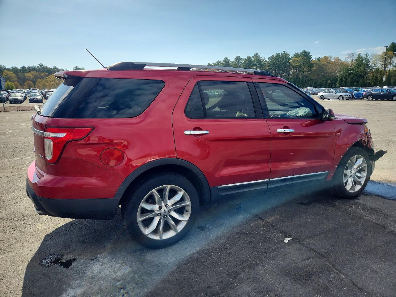 2012 Ford Explorer Limited Red vin: 1FMHK8F87CGA10721