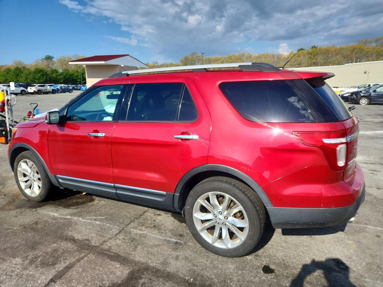 2012 Ford Explorer Limited Red vin: 1FMHK8F87CGA10721