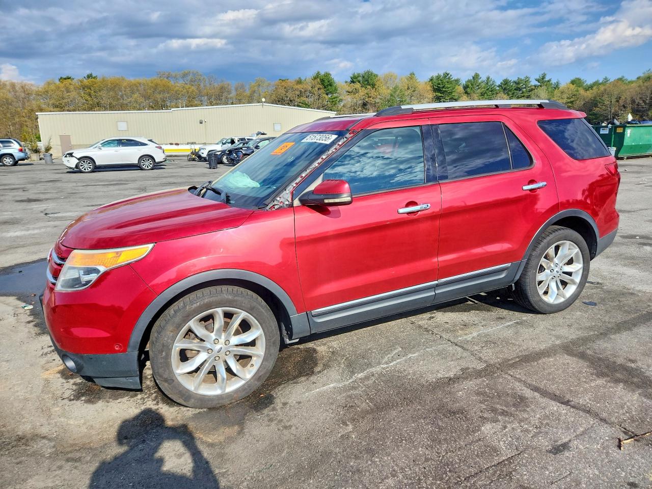 2012 Ford Explorer Limited Red vin: 1FMHK8F87CGA10721