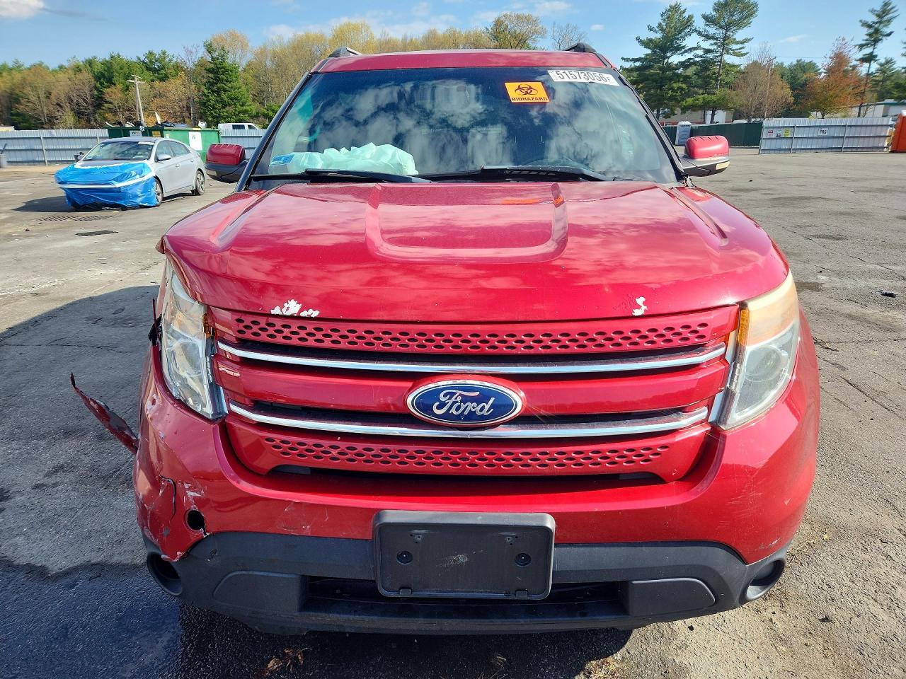 2012 Ford Explorer Limited Red vin: 1FMHK8F87CGA10721