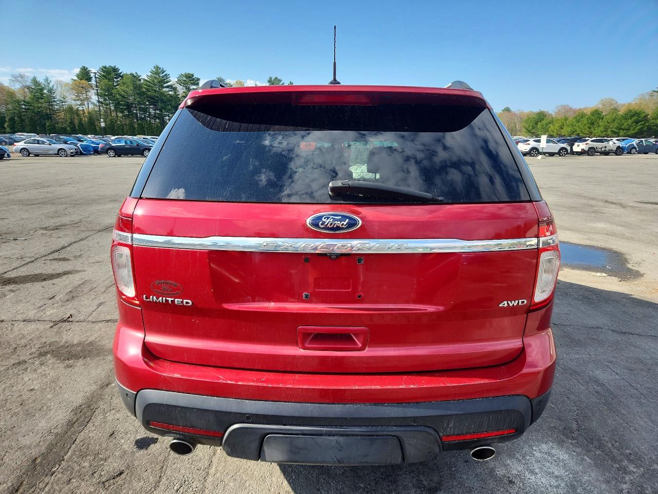 2012 Ford Explorer Limited Red vin: 1FMHK8F87CGA10721