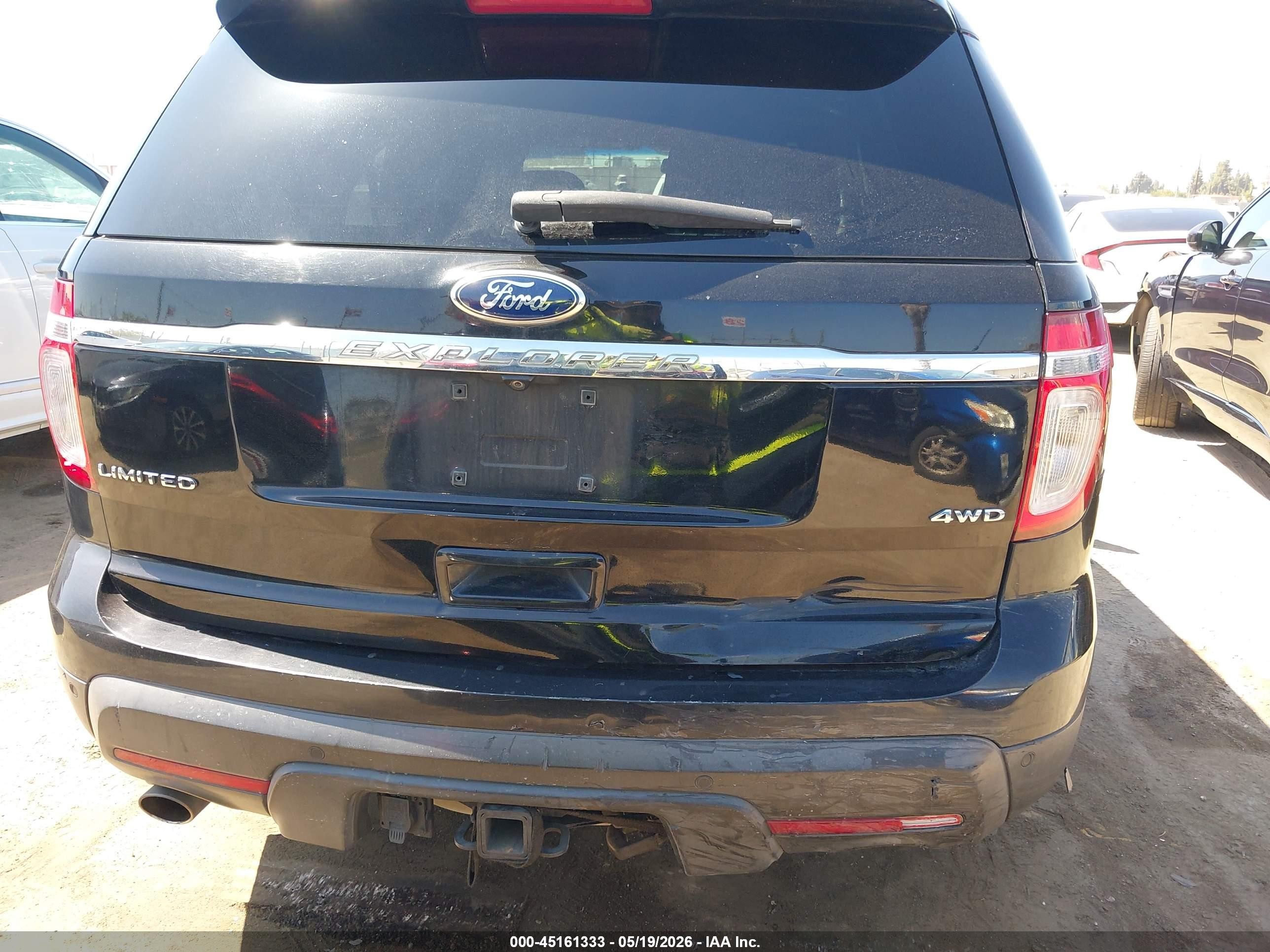 2012 Ford Explorer Limited Black vin: 1FMHK8F87CGA11853