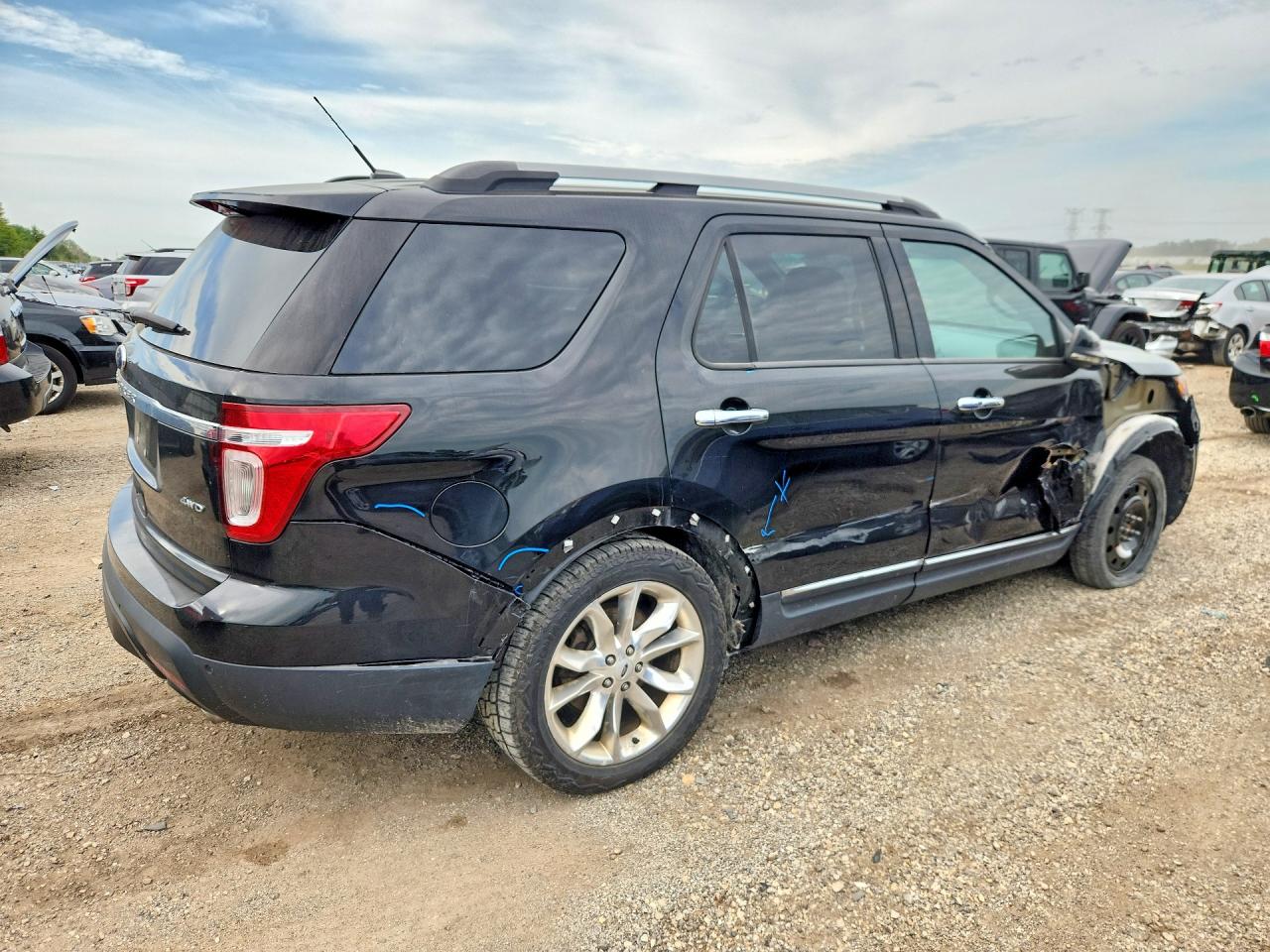 2012 Ford Explorer Limited Black vin: 1FMHK8F87CGA30886