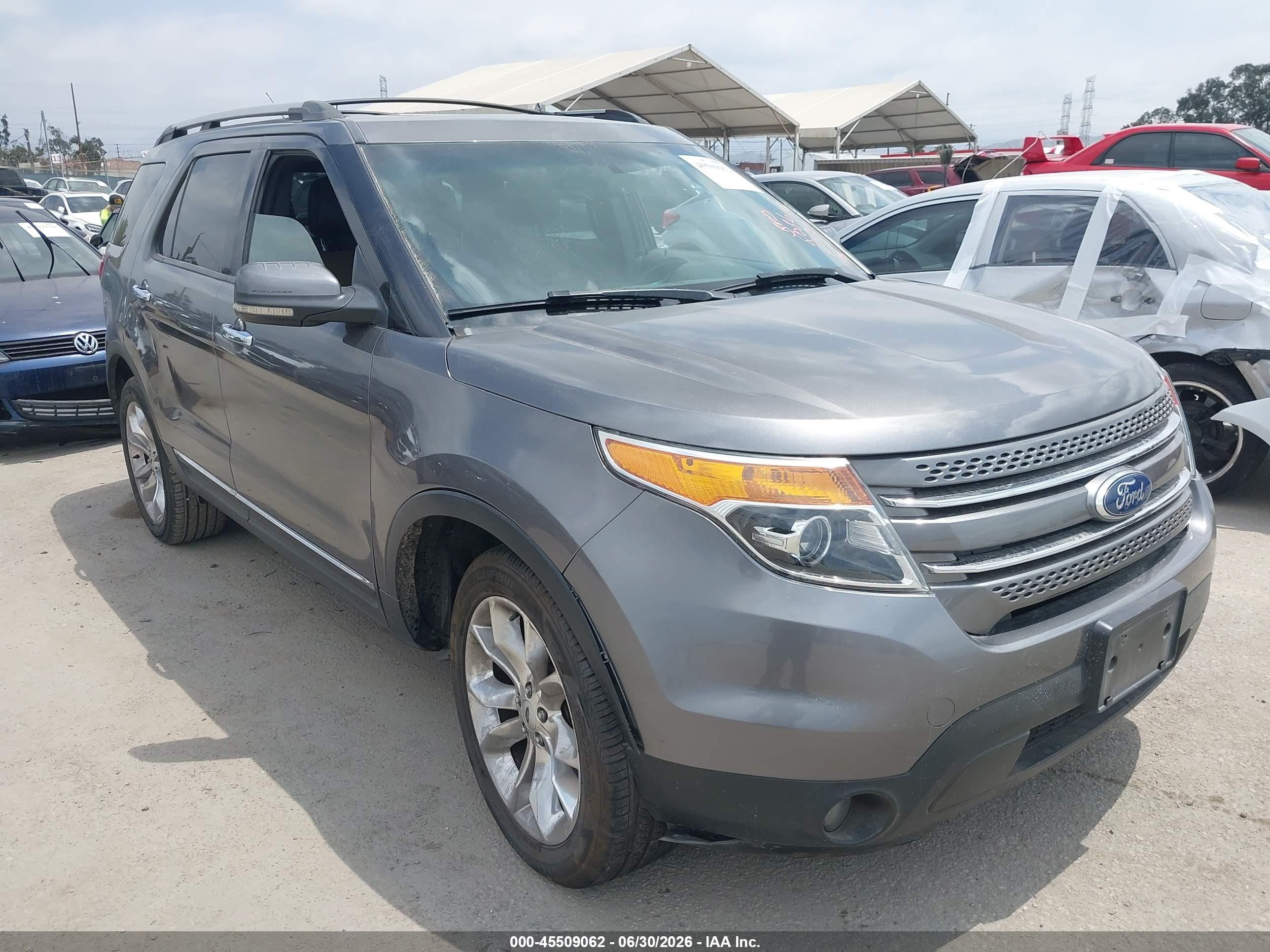 2012 Ford Explorer Limited Gray vin: 1FMHK8F87CGA32086