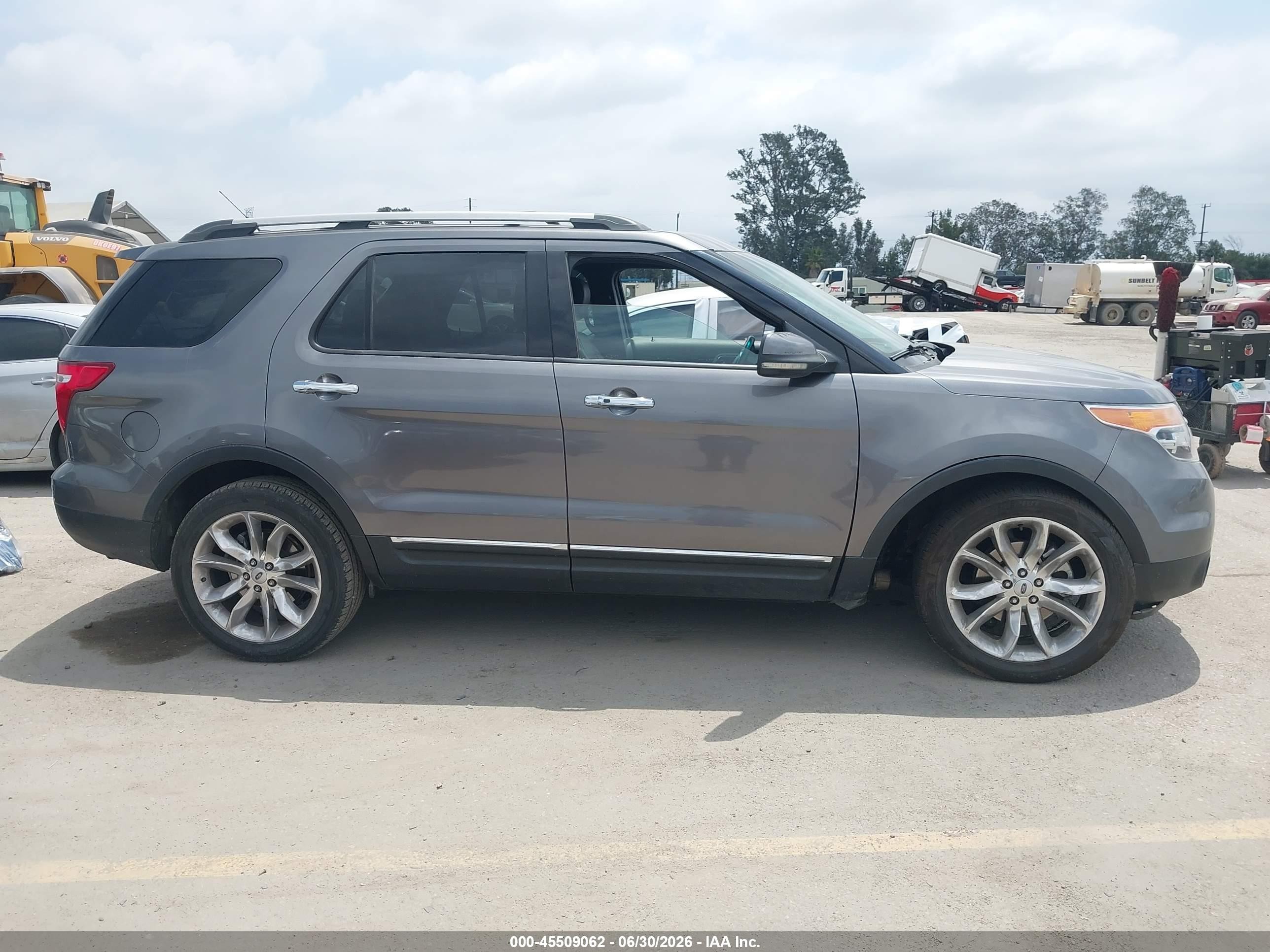 2012 Ford Explorer Limited Серый vin: 1FMHK8F87CGA32086