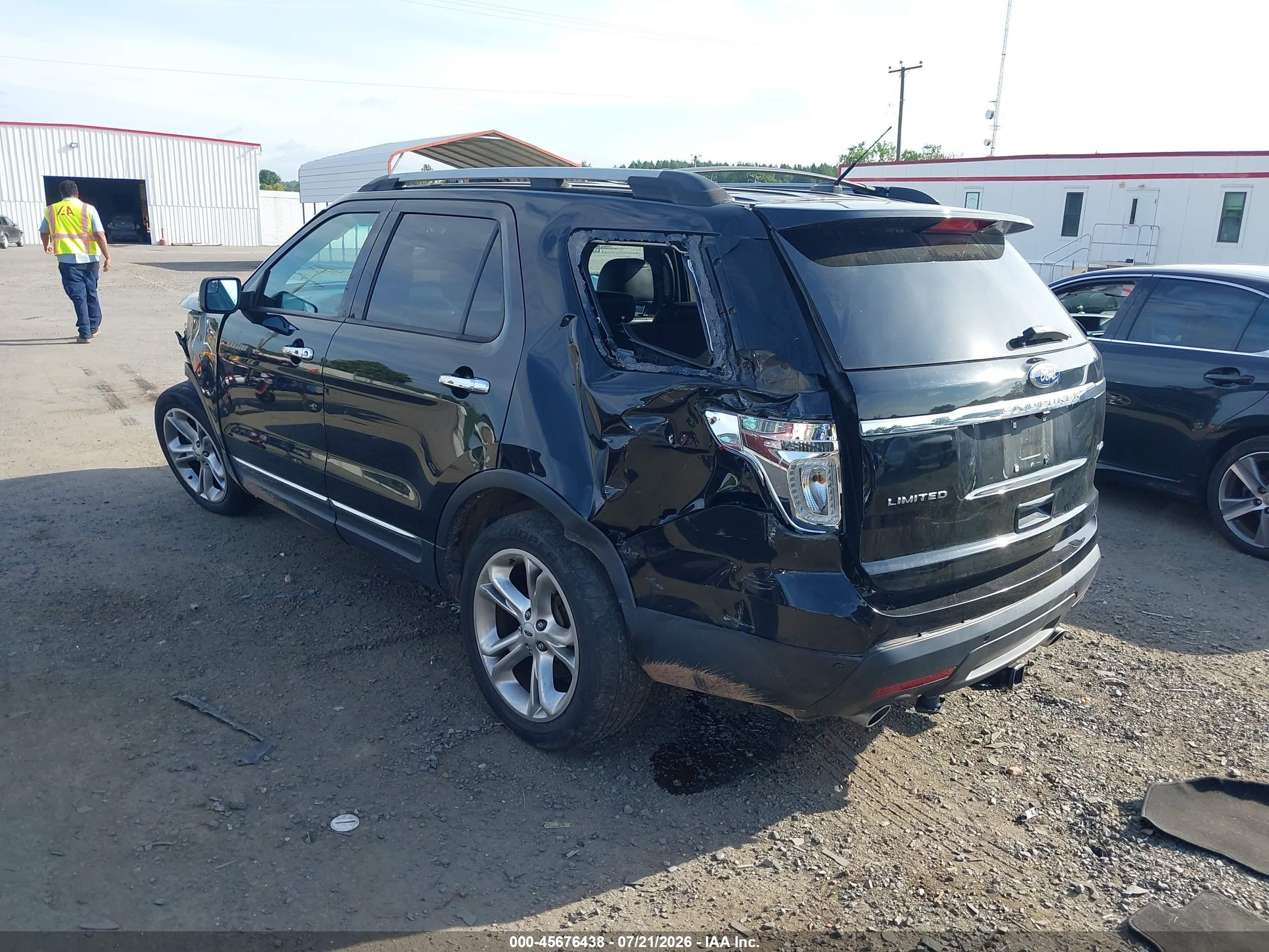 2012 Ford Explorer Limited Black vin: 1FMHK8F87CGA43783