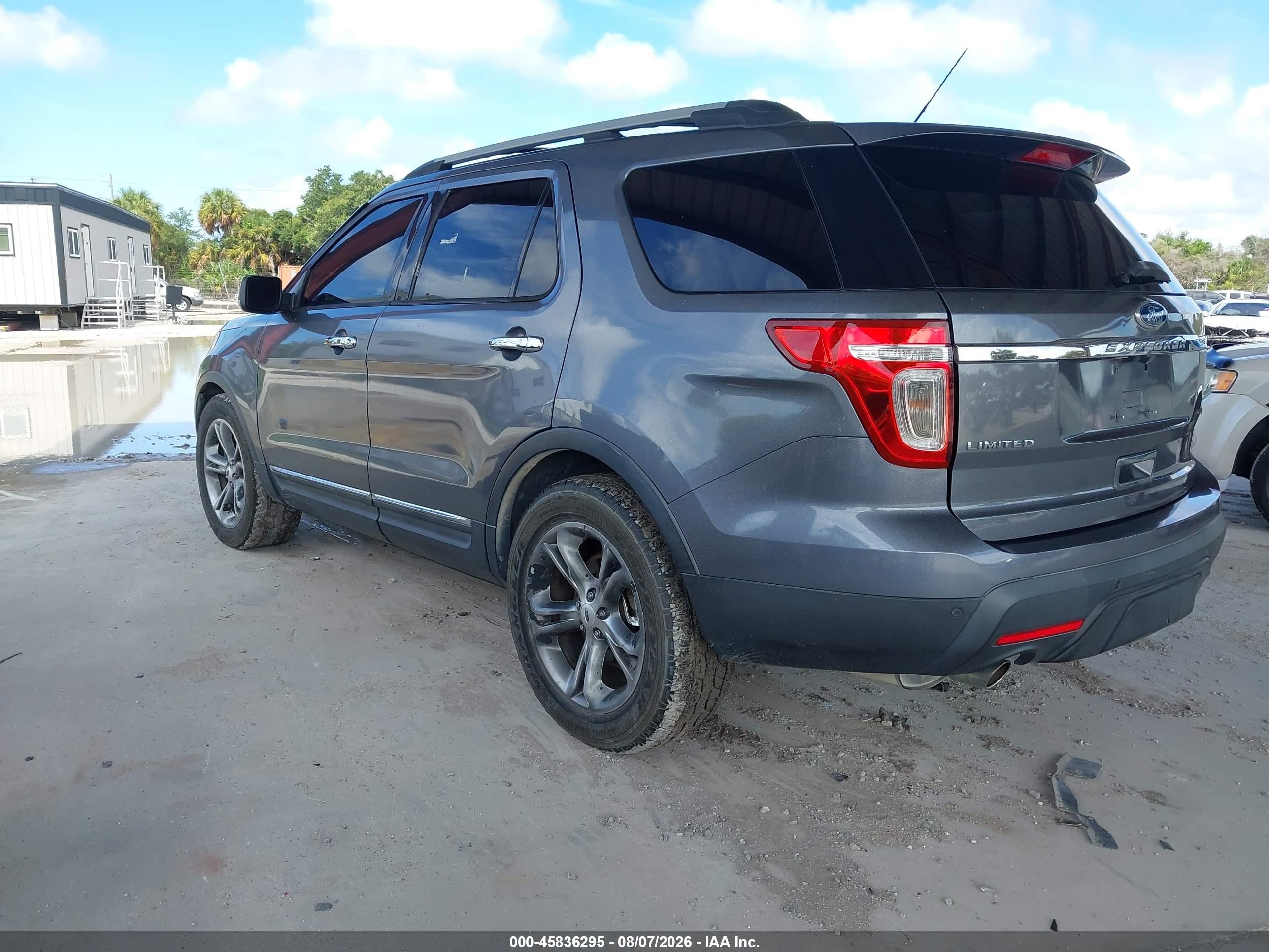 2012 Ford Explorer Limited Gray vin: 1FMHK8F87CGA70482