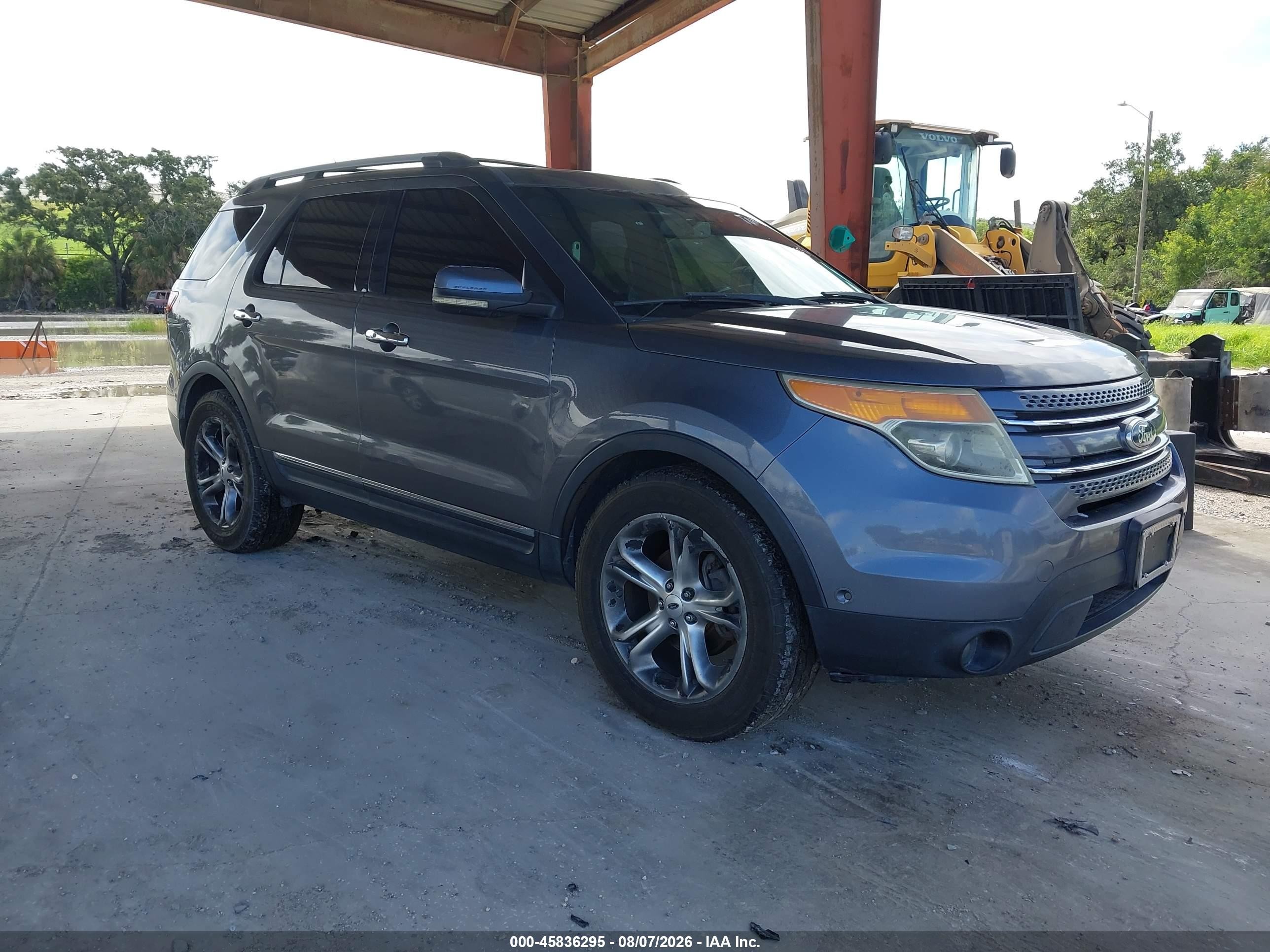 2012 Ford Explorer Limited Gray vin: 1FMHK8F87CGA70482