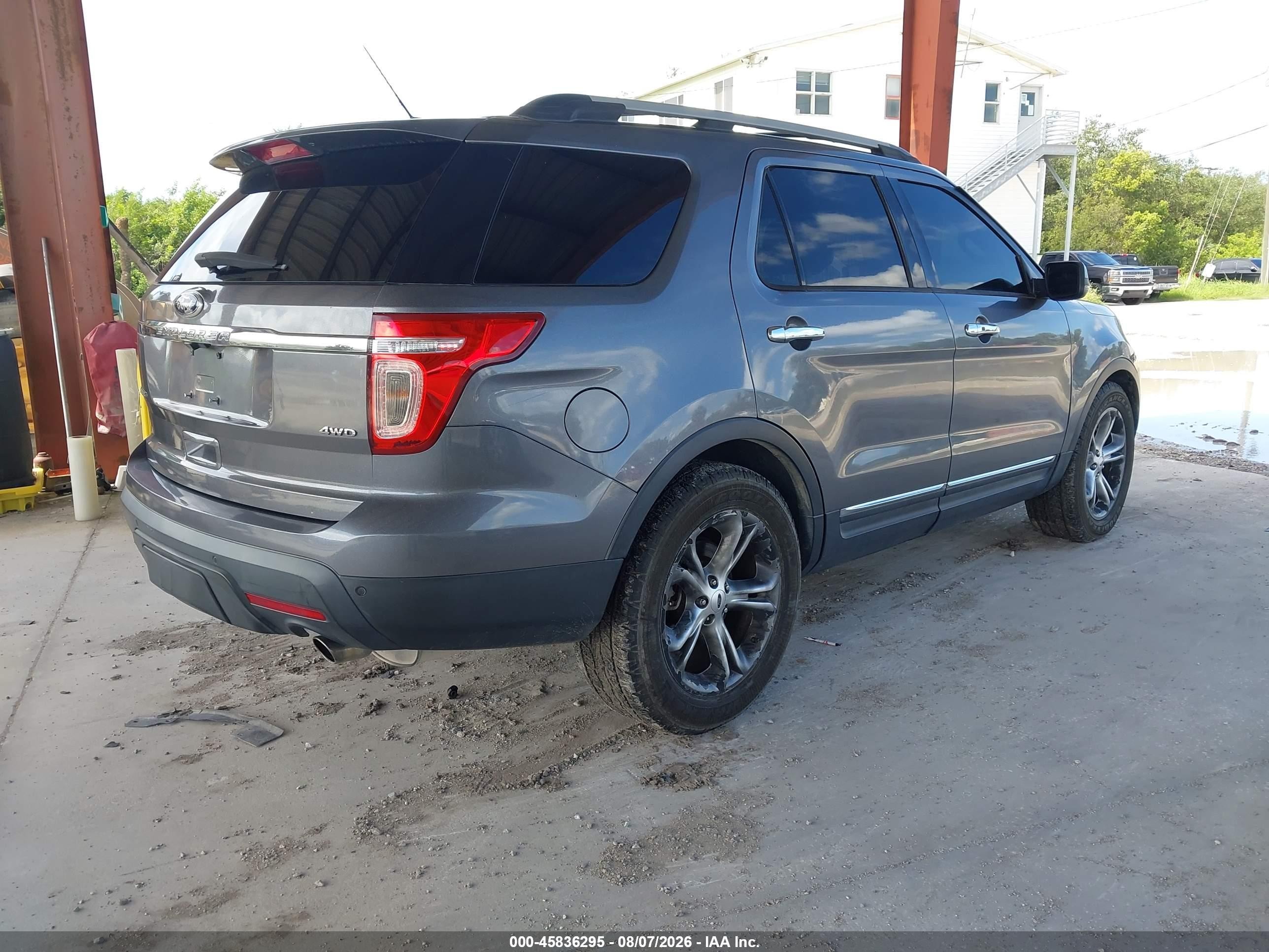 2012 Ford Explorer Limited Gray vin: 1FMHK8F87CGA70482
