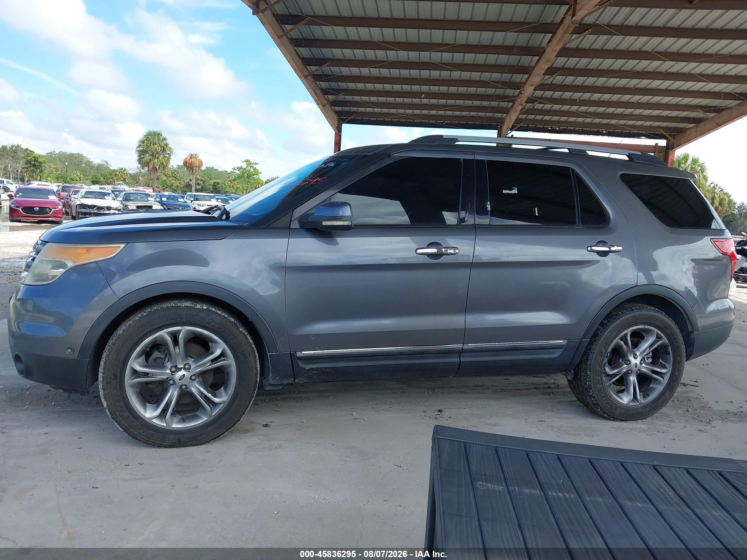 2012 Ford Explorer Limited Gray vin: 1FMHK8F87CGA70482