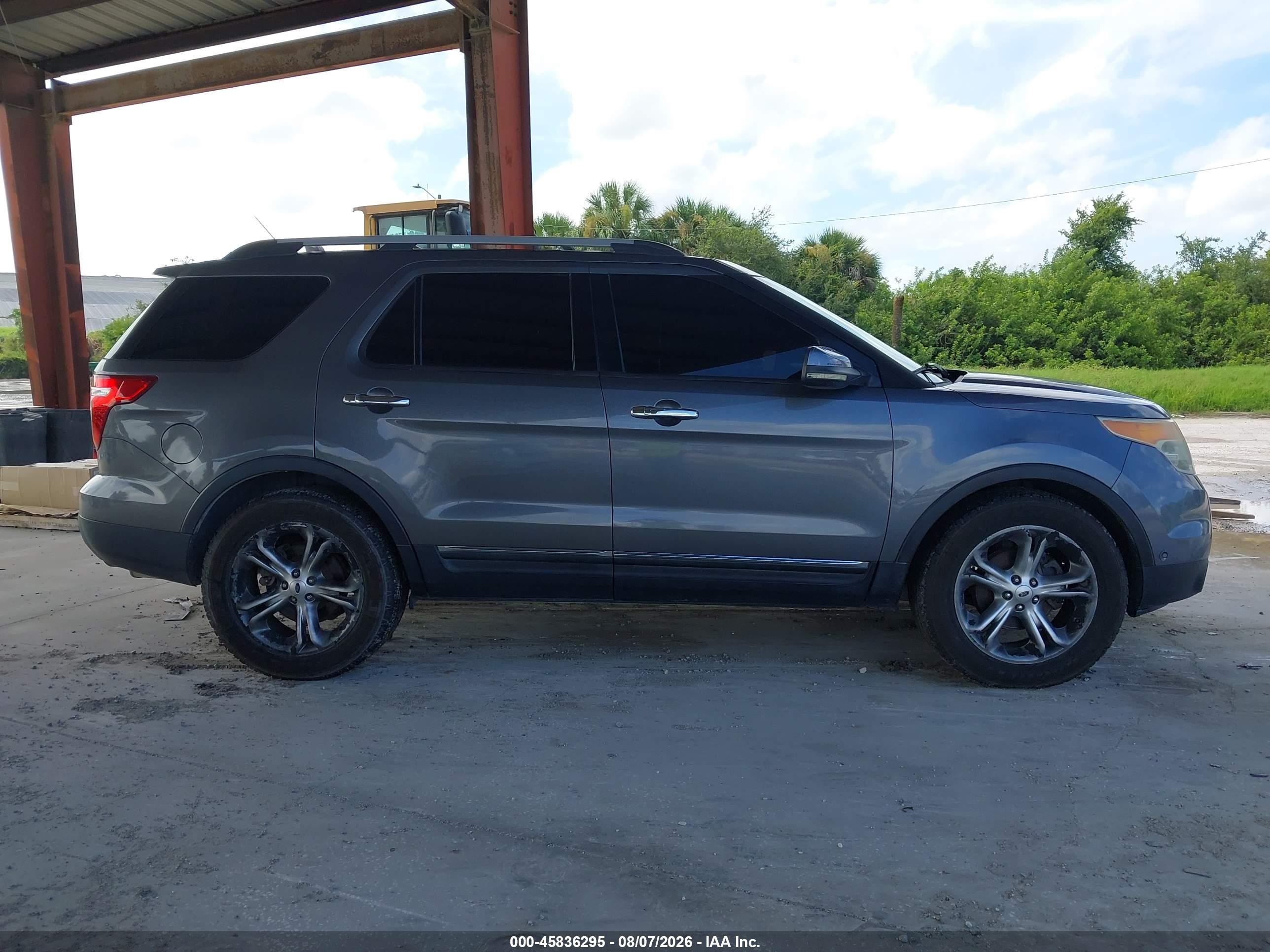 2012 Ford Explorer Limited Gray vin: 1FMHK8F87CGA70482