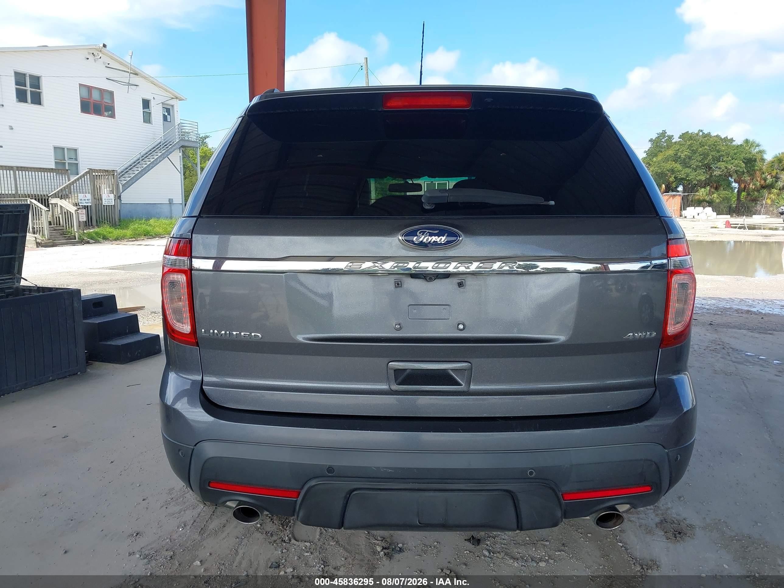 2012 Ford Explorer Limited Gray vin: 1FMHK8F87CGA70482