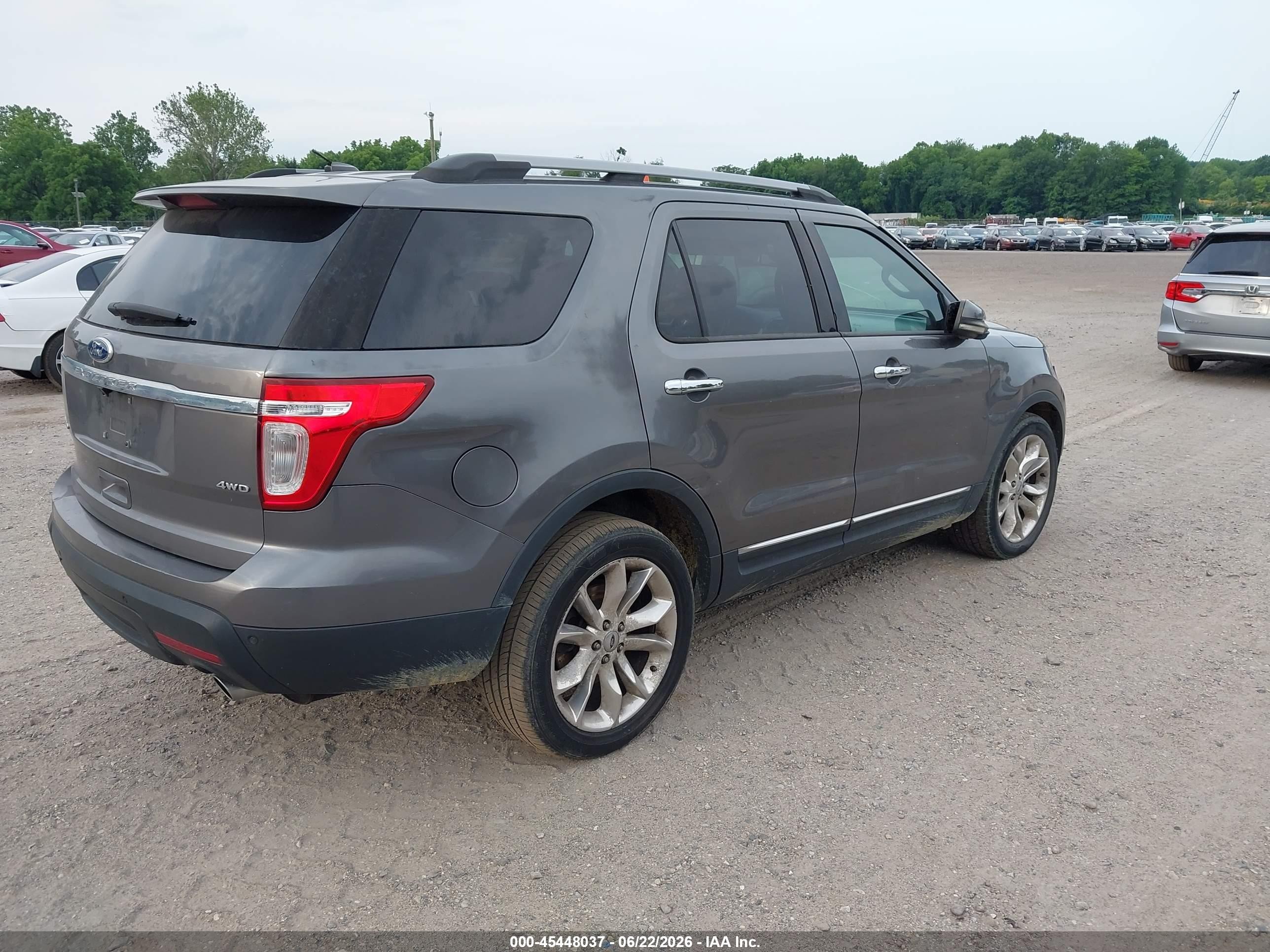 2011 Ford Explorer Limited Gray vin: 1FMHK8F88BGA06417