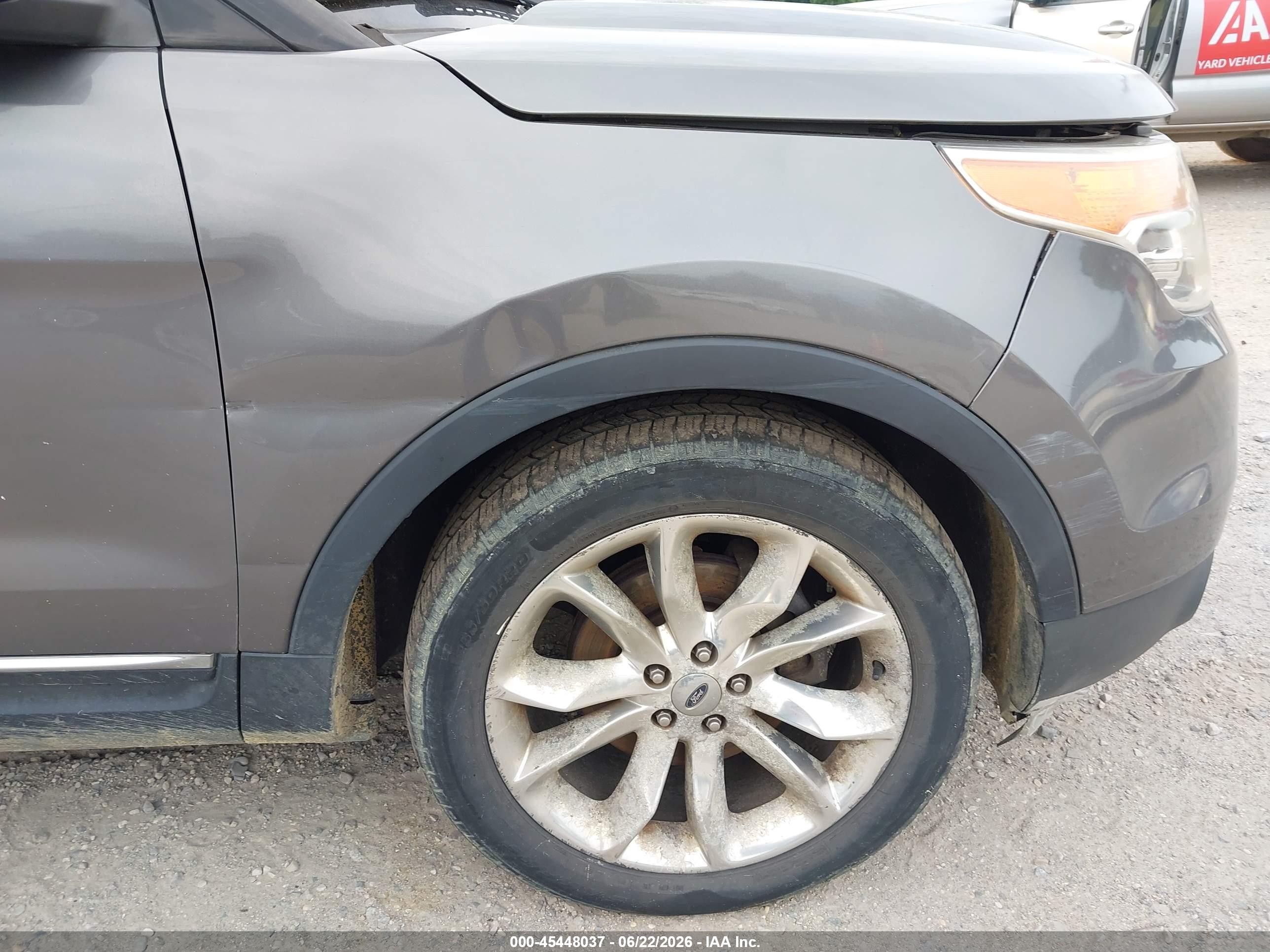 2011 Ford Explorer Limited Gray vin: 1FMHK8F88BGA06417