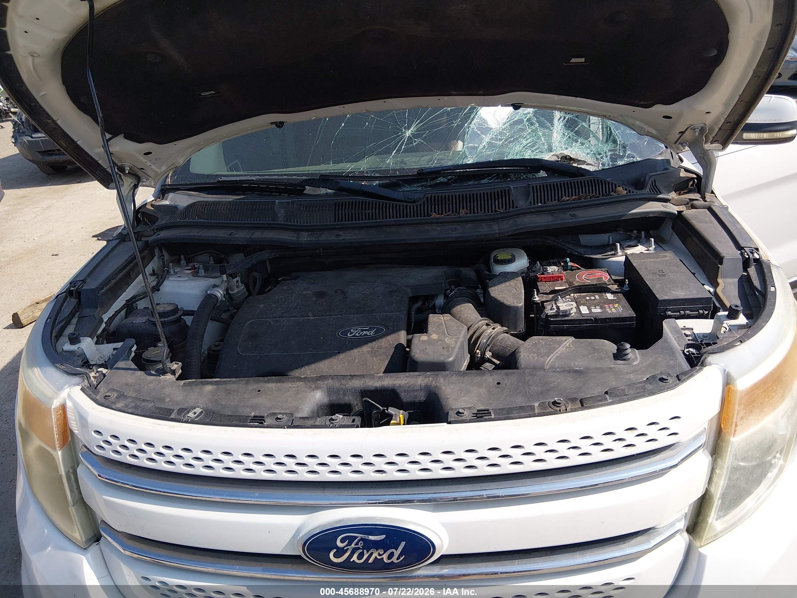 2011 Ford Explorer Limited White vin: 1FMHK8F88BGA17465