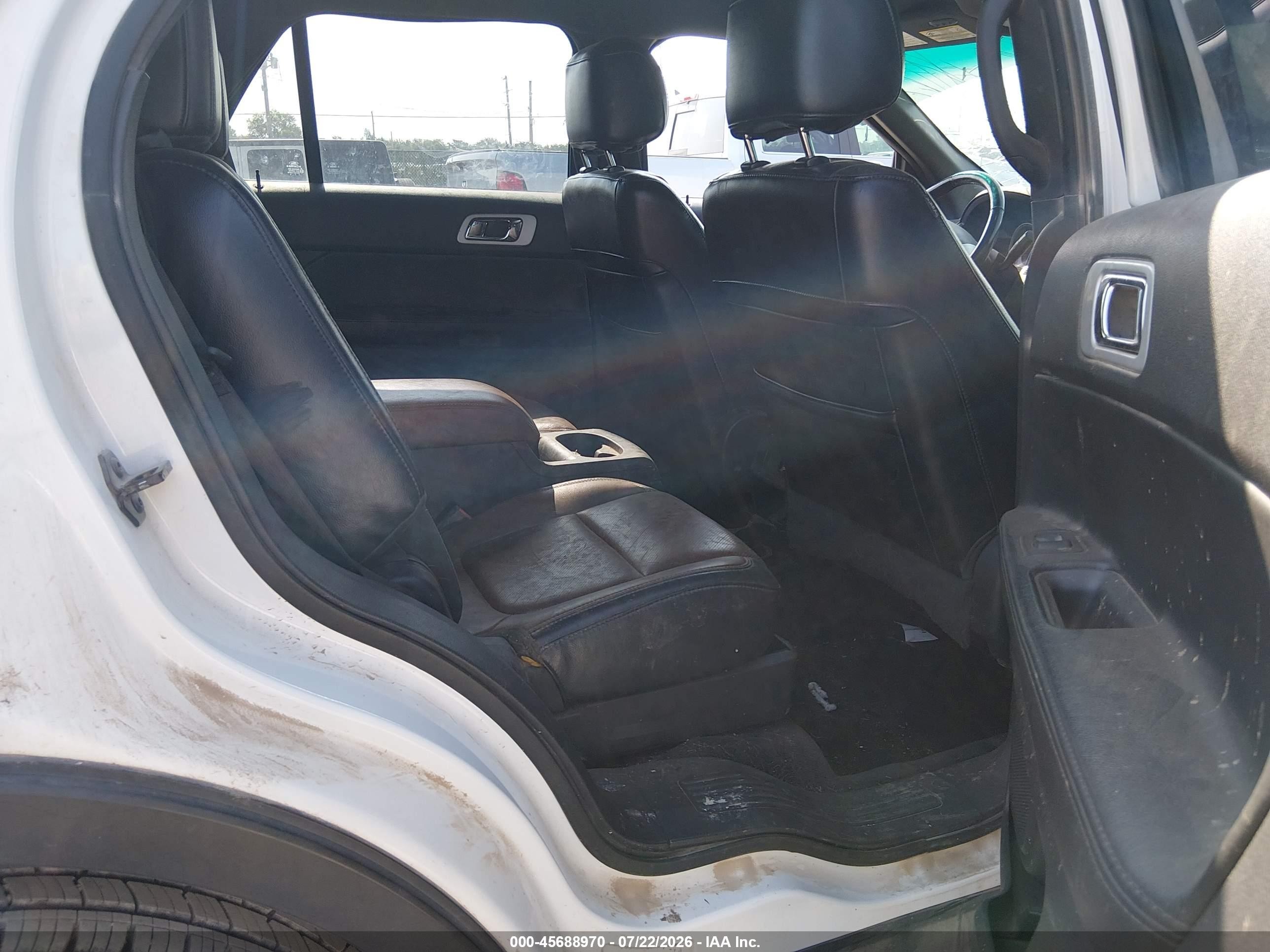 2011 Ford Explorer Limited White vin: 1FMHK8F88BGA17465
