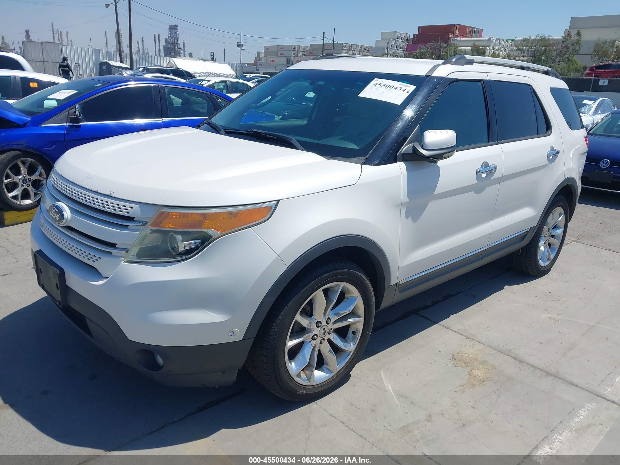 2011 Ford Explorer Limited White vin: 1FMHK8F88BGA25176