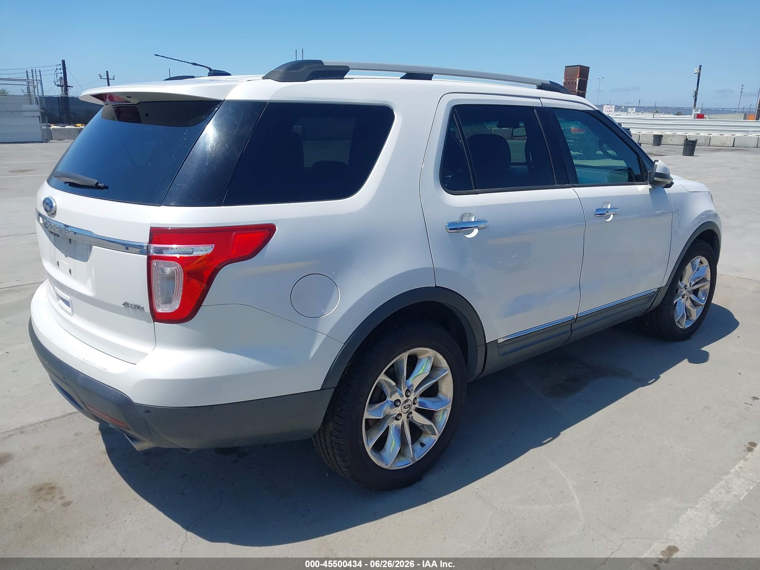 2011 Ford Explorer Limited White vin: 1FMHK8F88BGA25176