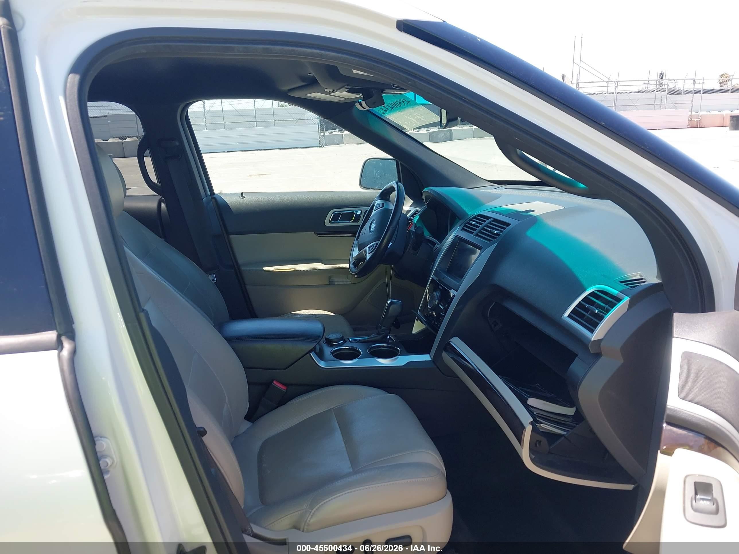 2011 Ford Explorer Limited White vin: 1FMHK8F88BGA25176