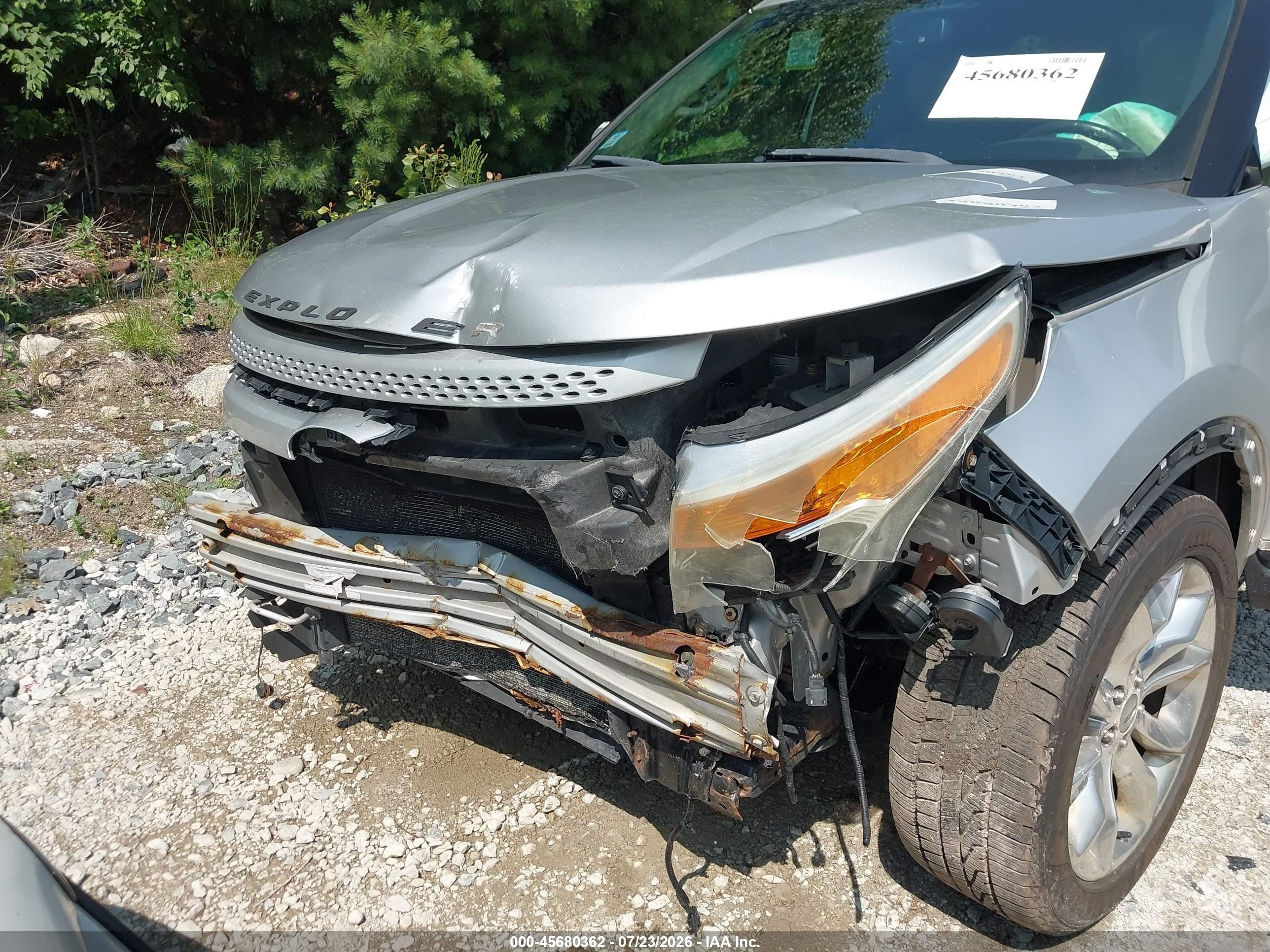 2011 Ford Explorer Limited Silver vin: 1FMHK8F88BGA25629