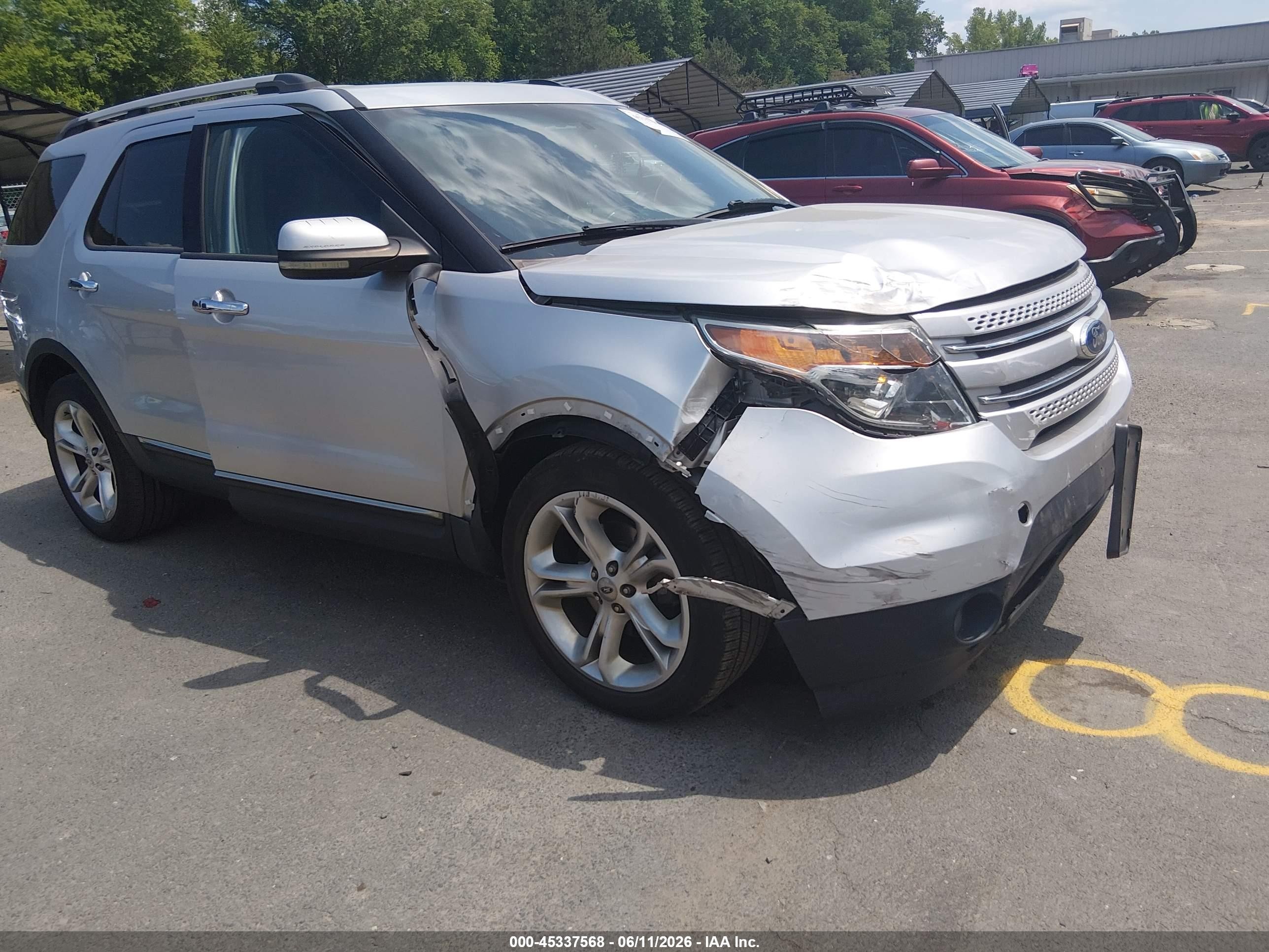 2011 Ford Explorer Limited Silver vin: 1FMHK8F88BGA66049