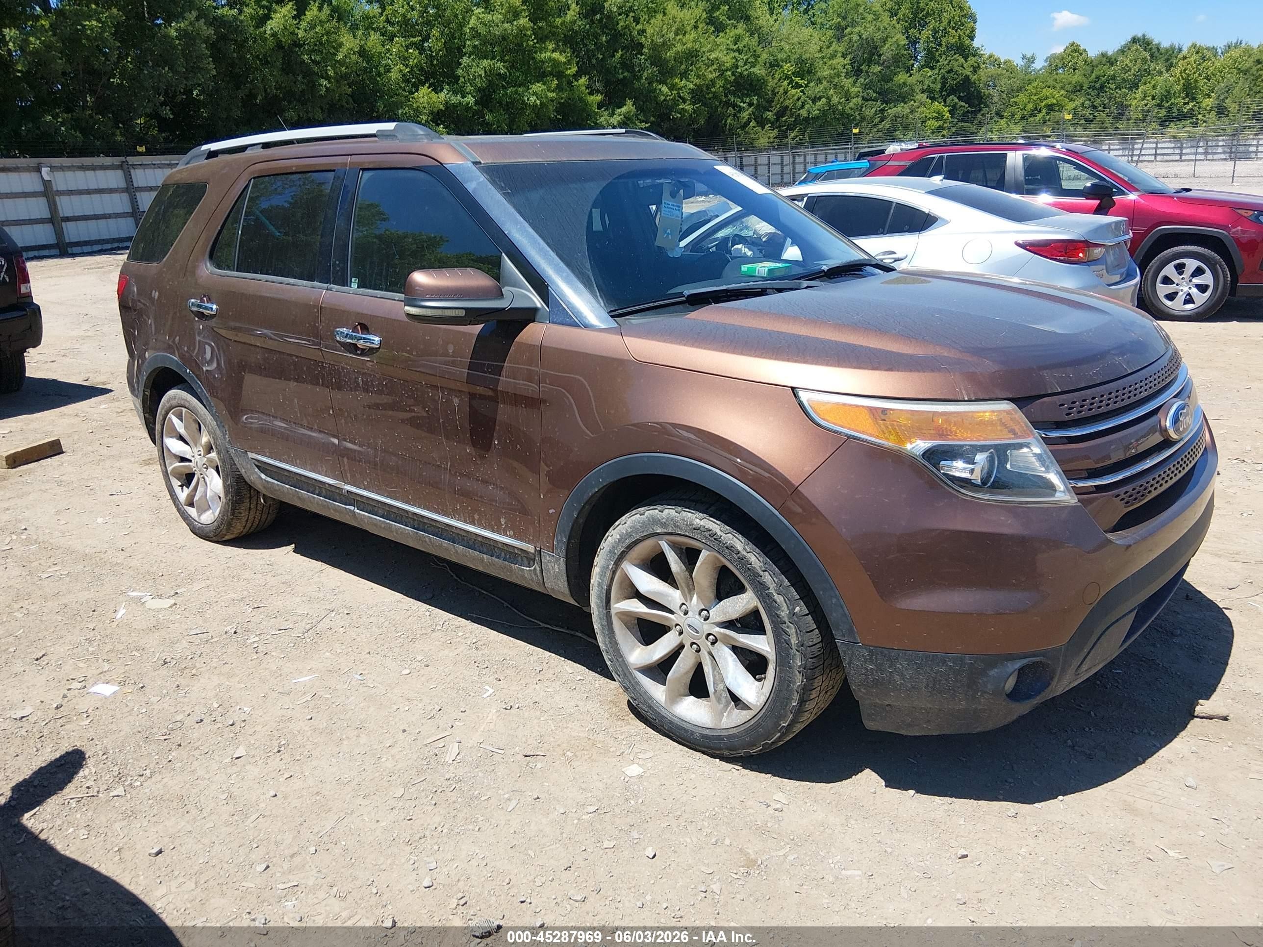 2012 Ford Explorer Limited Коричневый vin: 1FMHK8F88CGA20271