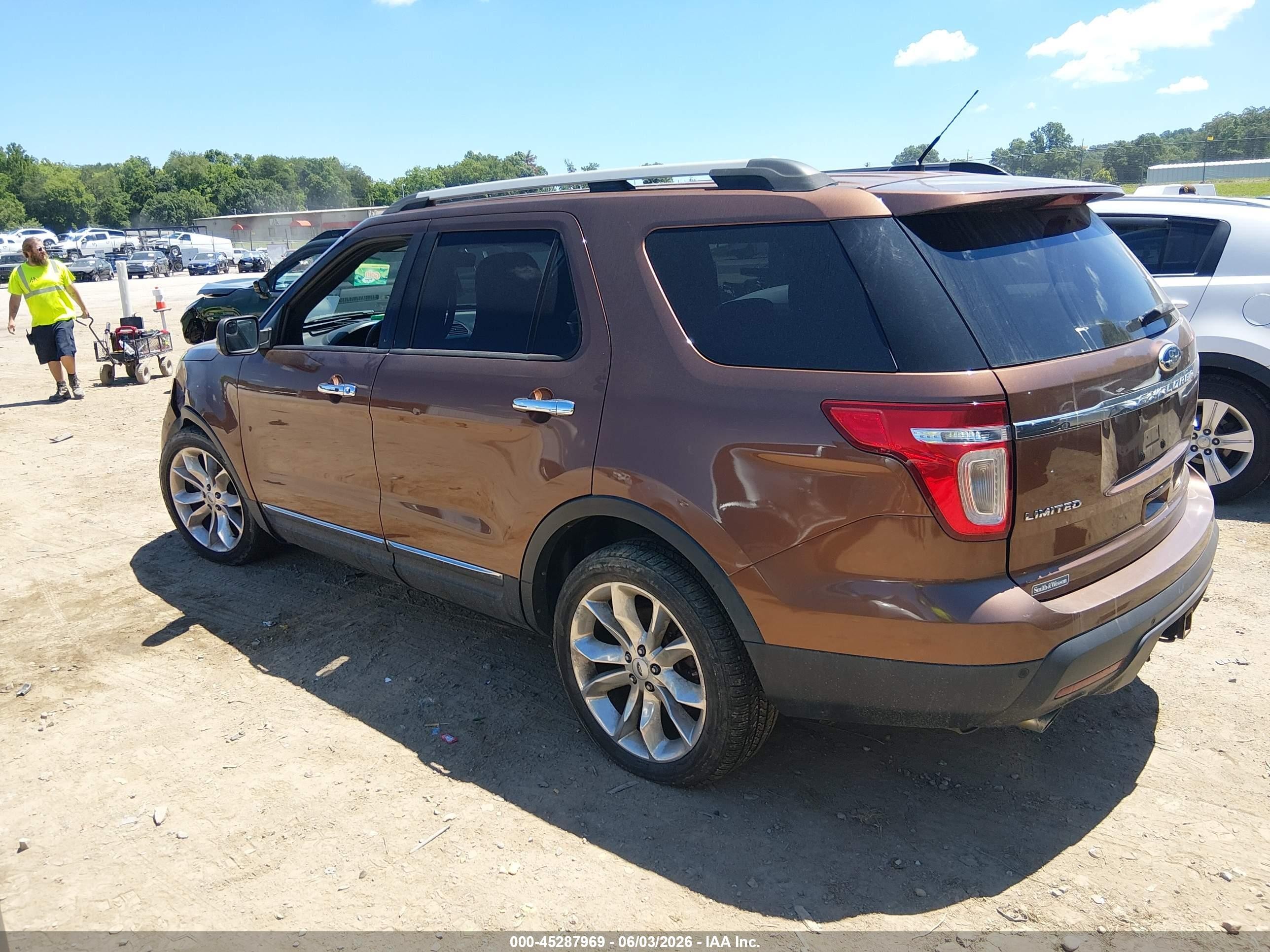 2012 Ford Explorer Limited Коричневый vin: 1FMHK8F88CGA20271