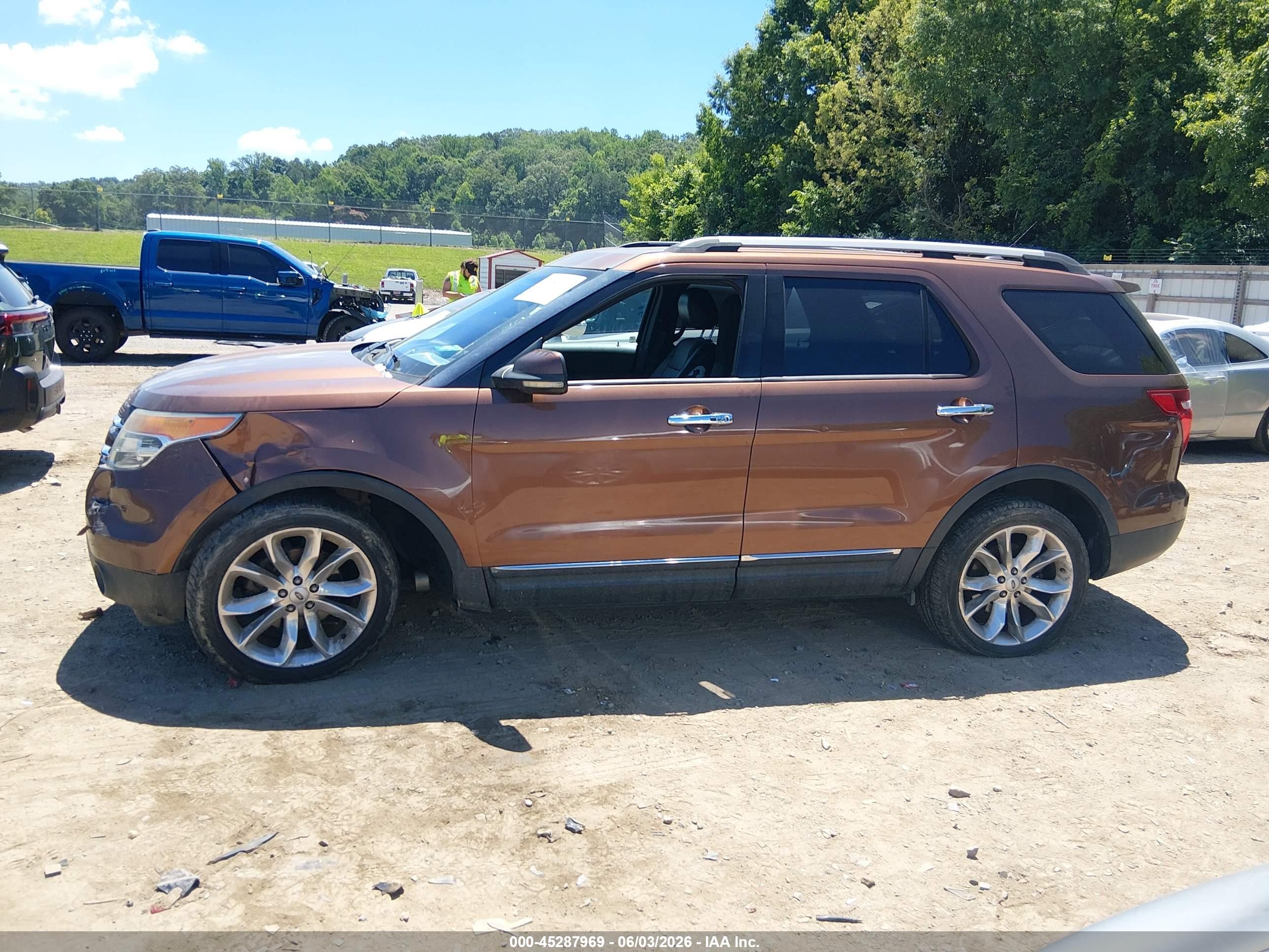 2012 Ford Explorer Limited Коричневый vin: 1FMHK8F88CGA20271