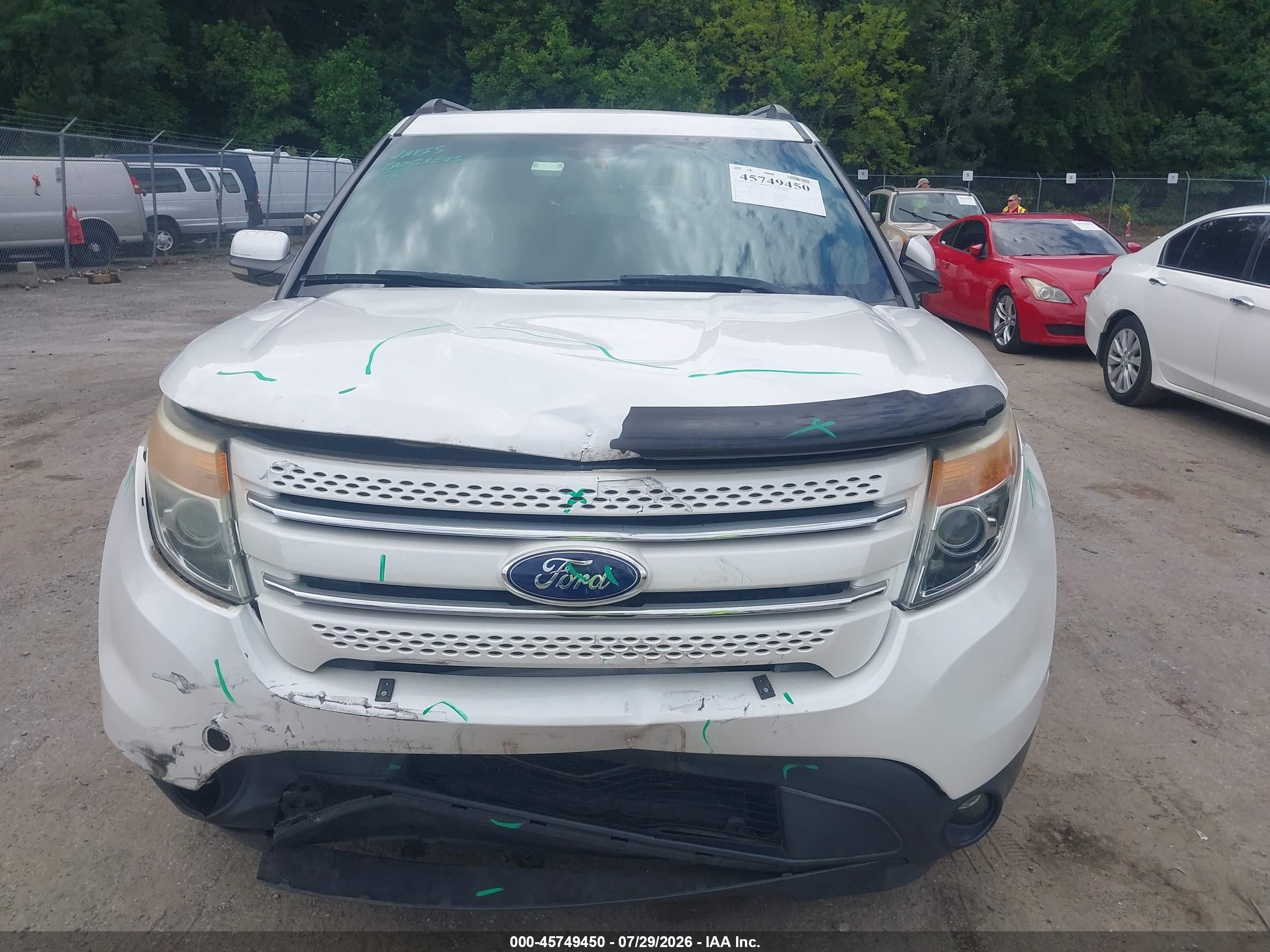 2012 Ford Explorer Limited White vin: 1FMHK8F88CGA51102