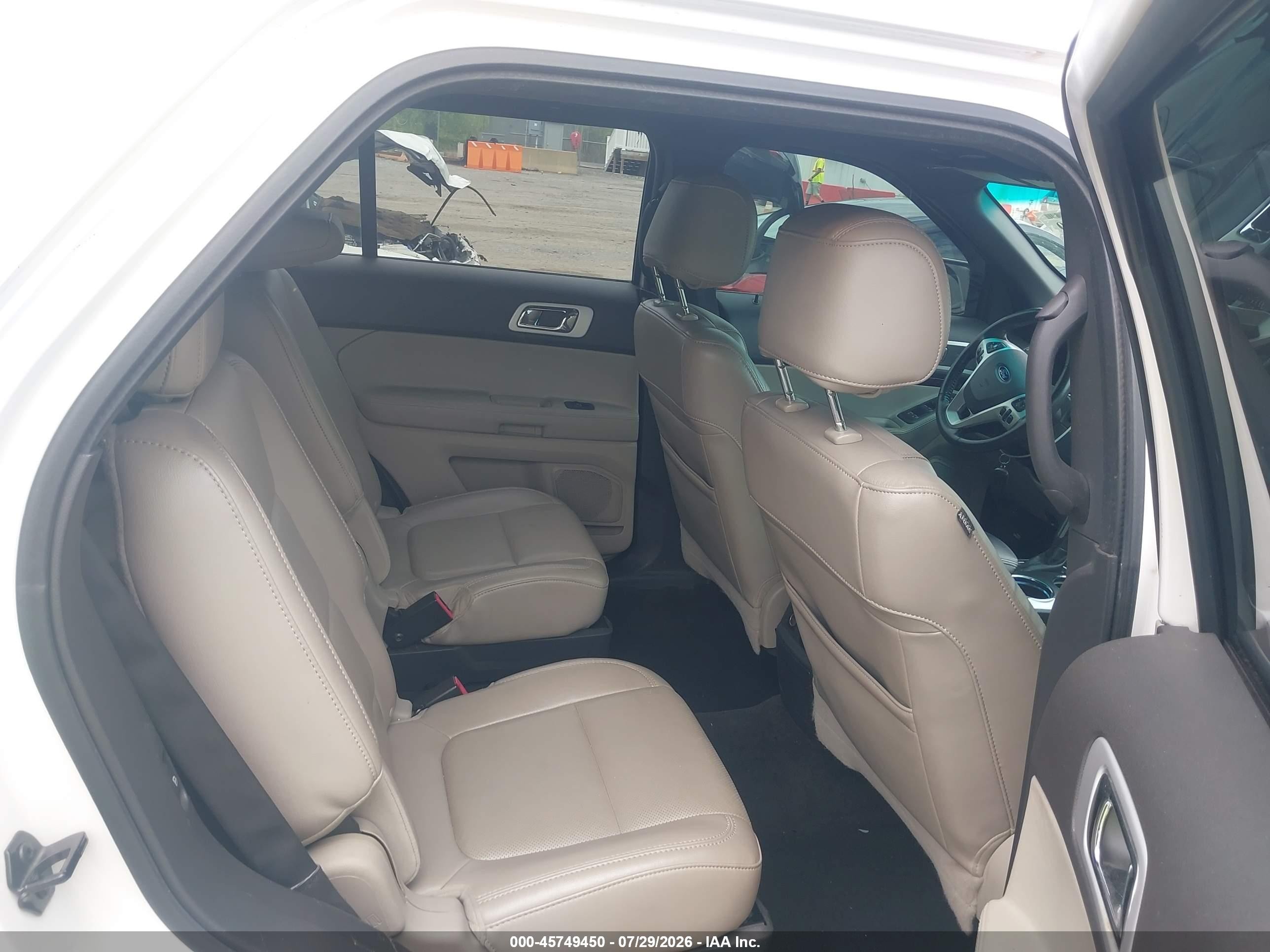 2012 Ford Explorer Limited White vin: 1FMHK8F88CGA51102