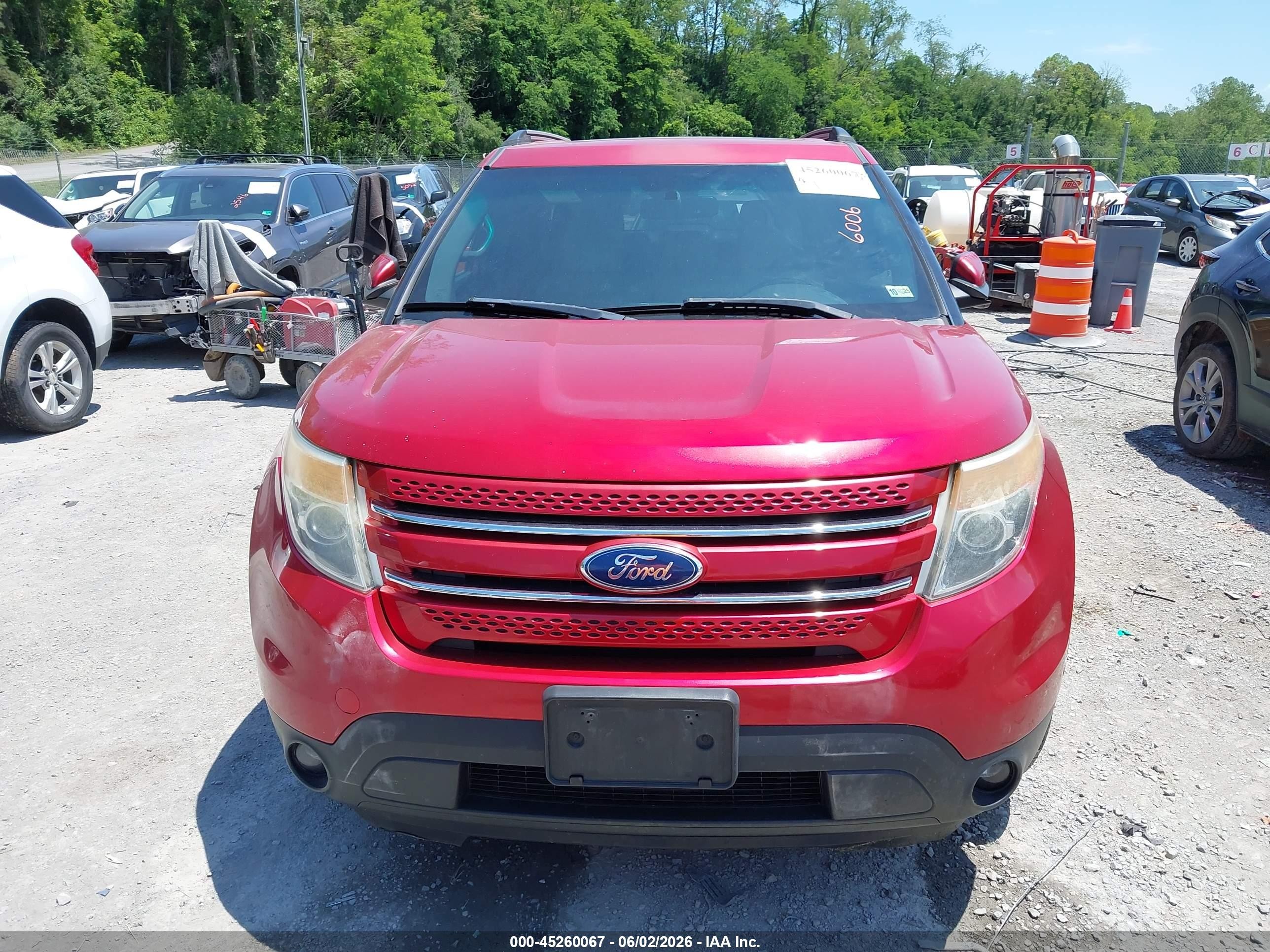 2012 Ford Explorer Limited Red vin: 1FMHK8F88CGA55585