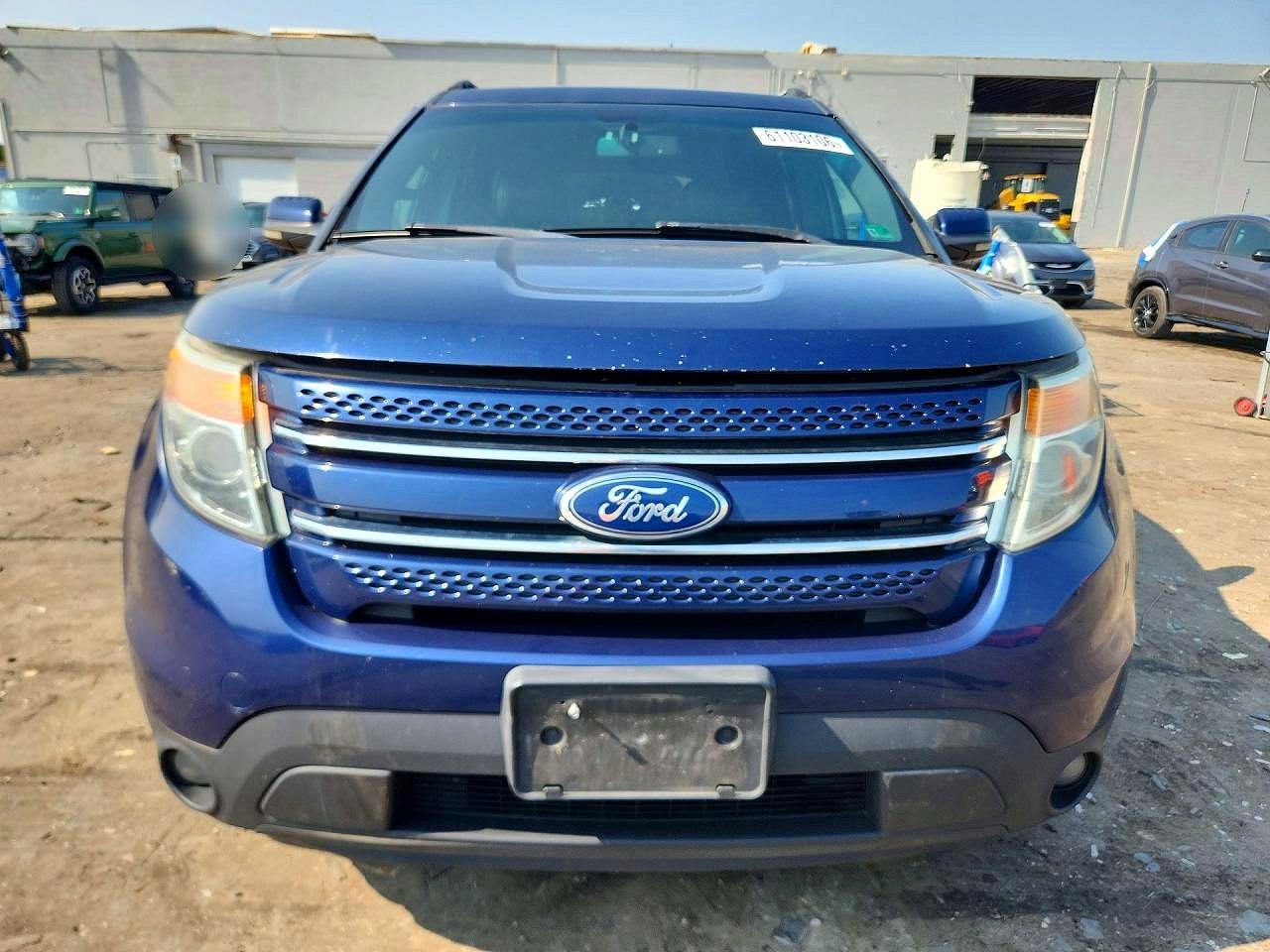 2012 Ford Explorer Limited Синий vin: 1FMHK8F88CGA59491