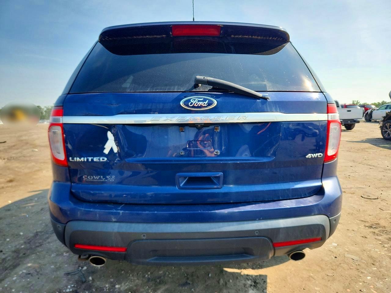 2012 Ford Explorer Limited Синий vin: 1FMHK8F88CGA59491