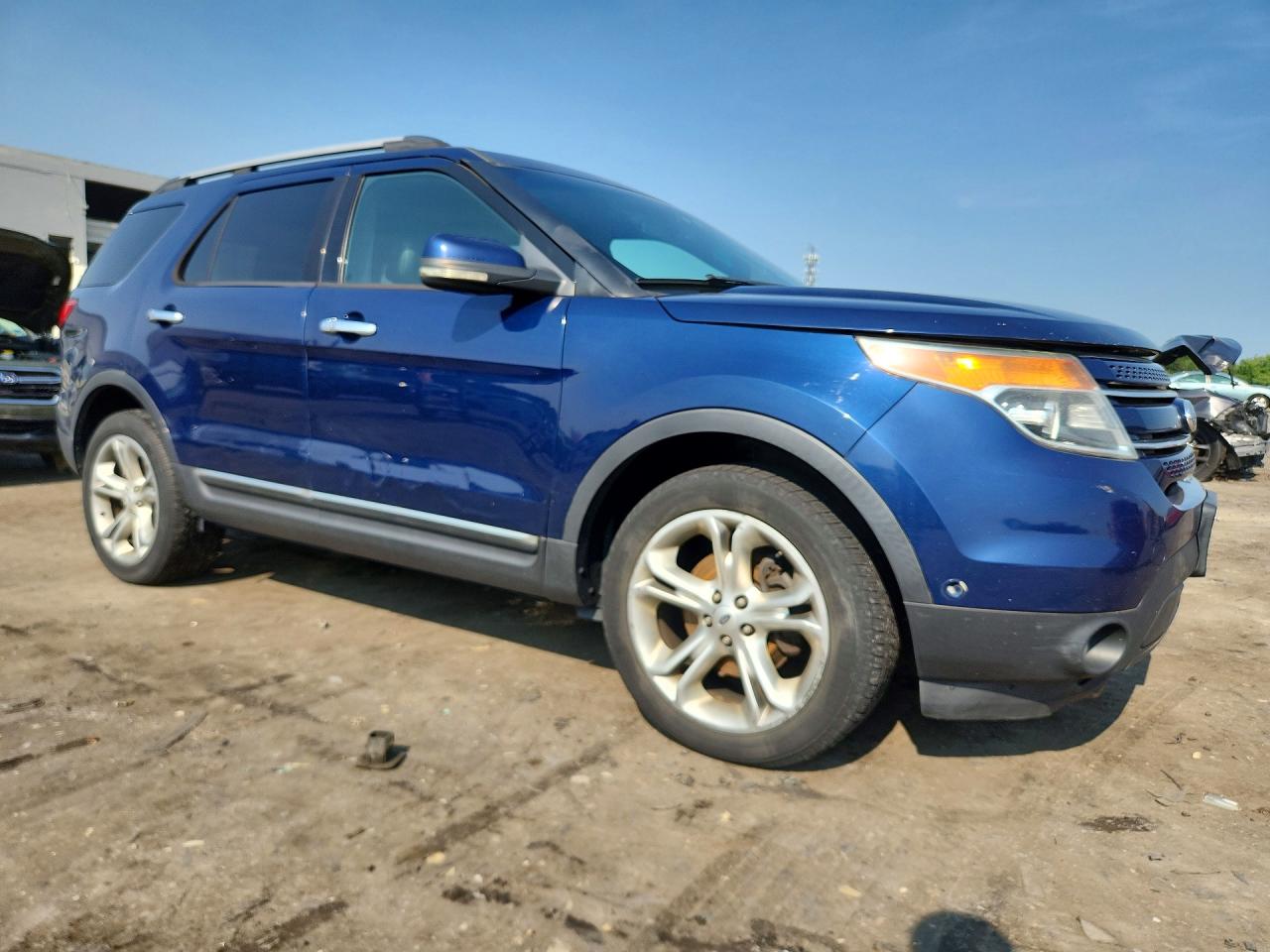 2012 Ford Explorer Limited Синий vin: 1FMHK8F88CGA59491